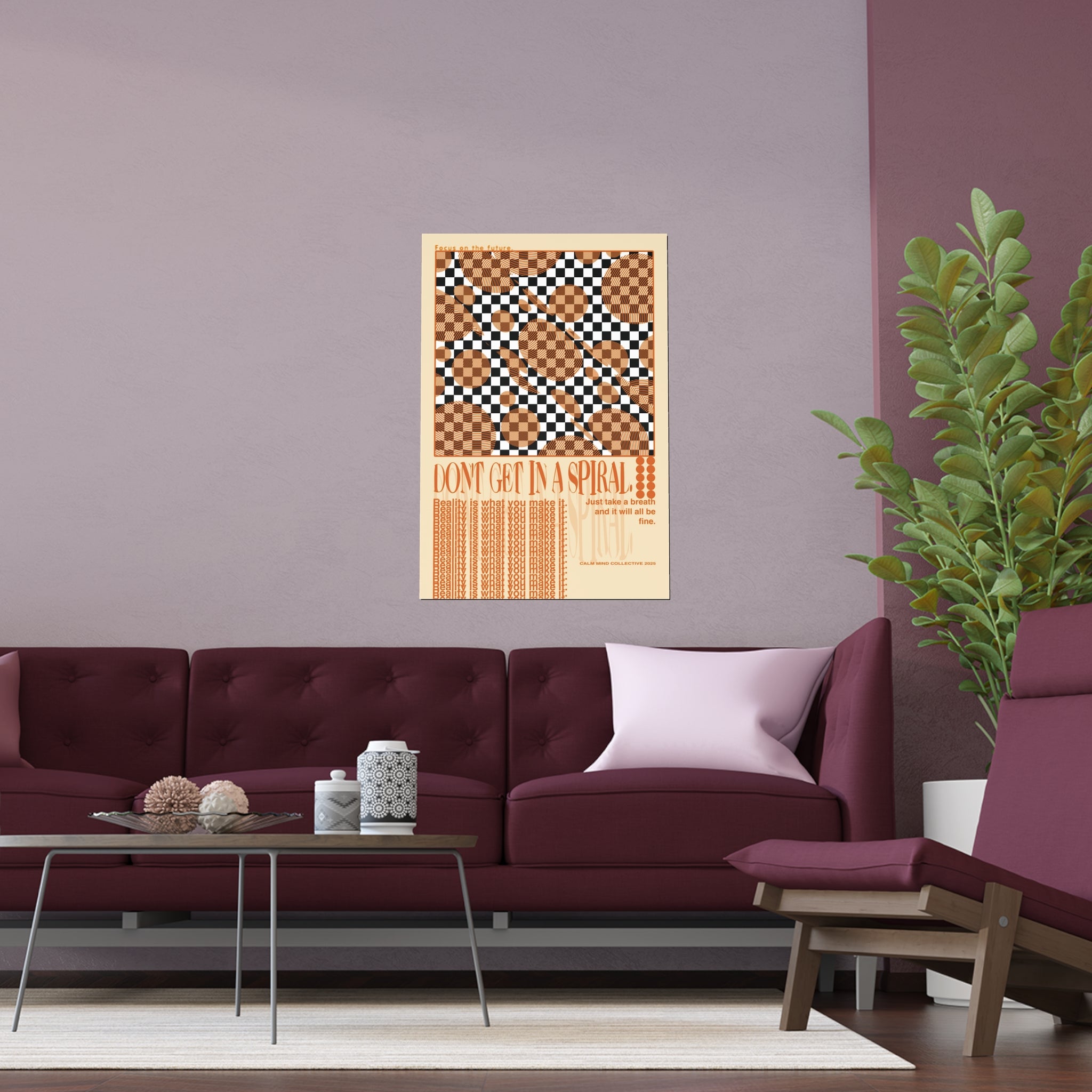 SPIRAL - Overthinkers Anonymous Collection - Silk Poster
