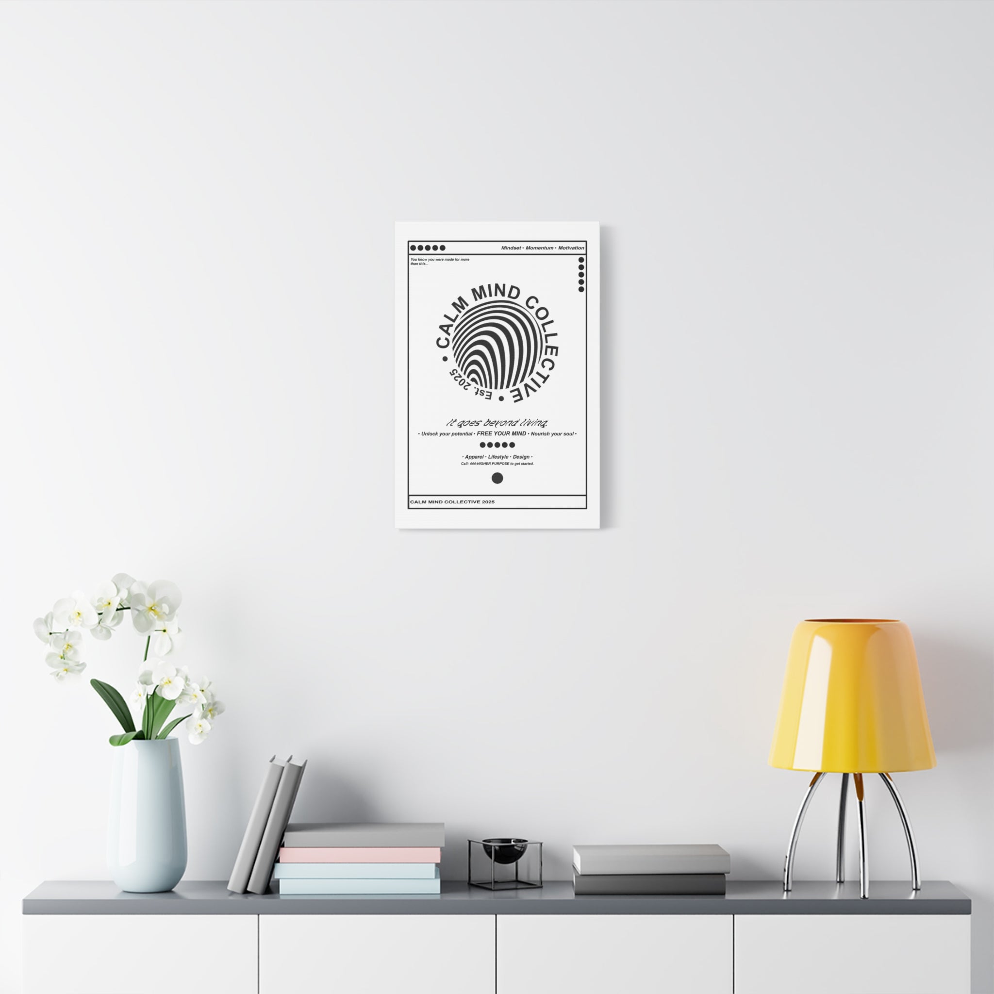 BASICS LIGHT - Canvas Art Print