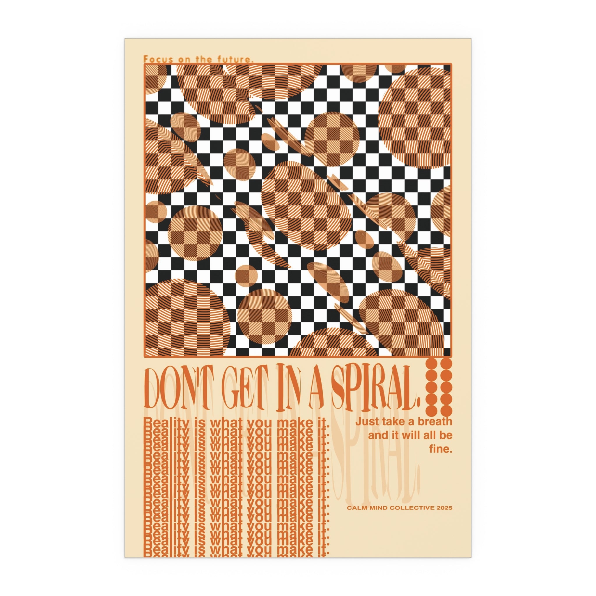 SPIRAL - Overthinkers Anonymous Collection - Silk Poster