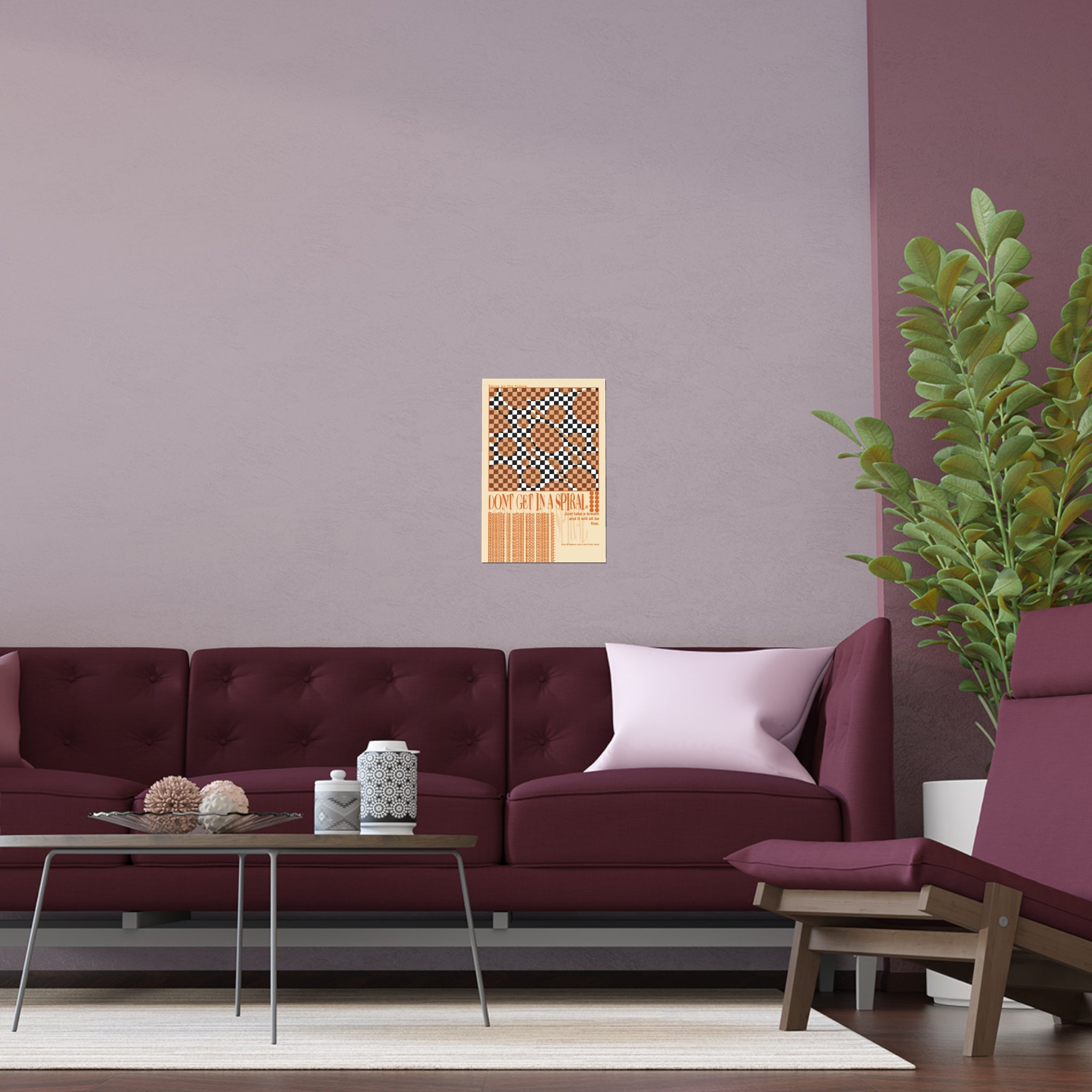 SPIRAL - Overthinkers Anonymous Collection - Silk Poster