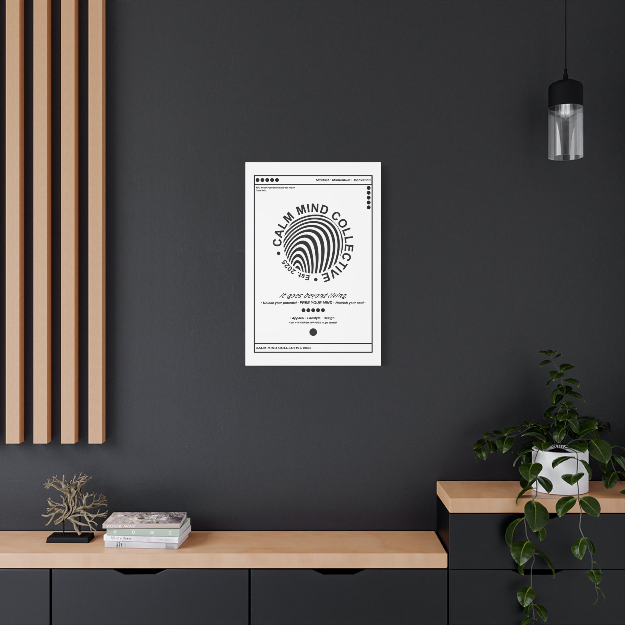 BASICS LIGHT - Canvas Art Print