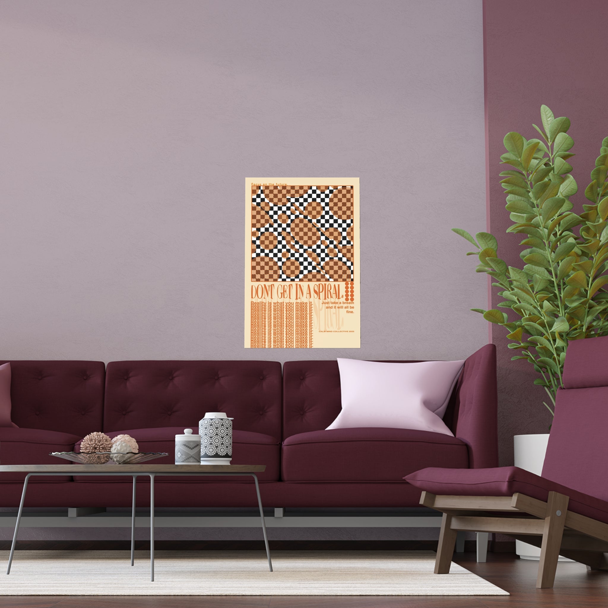 SPIRAL - Overthinkers Anonymous Collection - Silk Poster