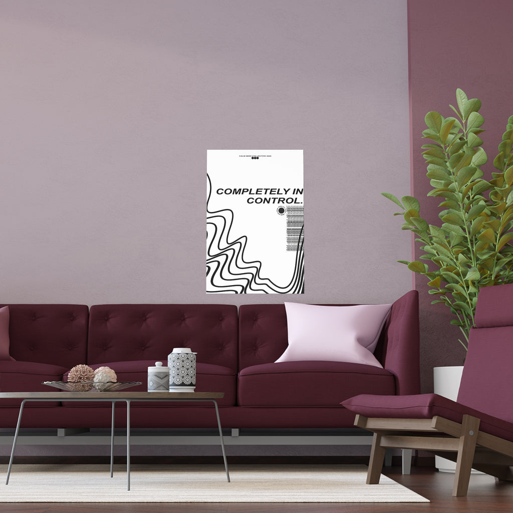IN CONTROL - Wavelengths Collection - Silk Poster