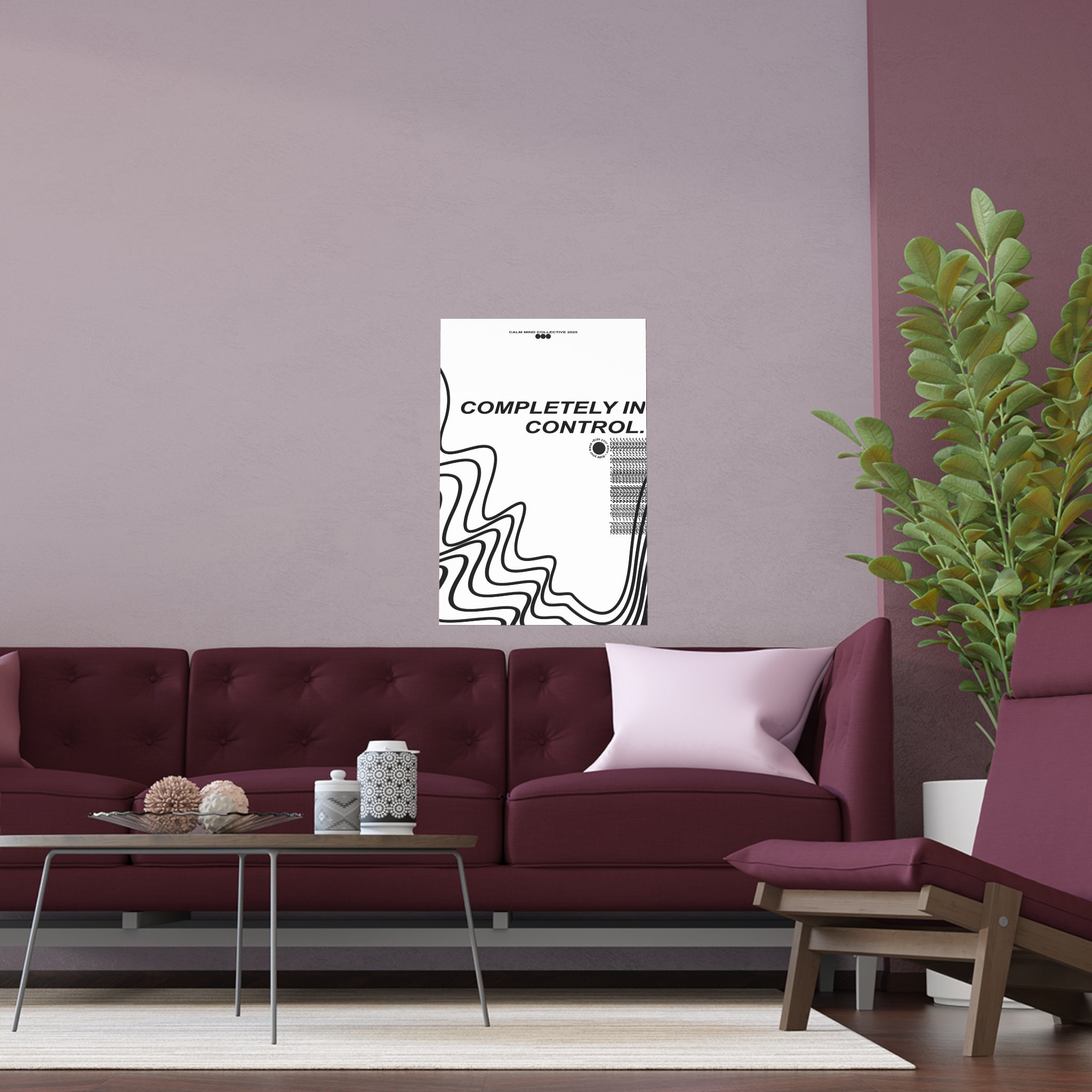 IN CONTROL - Wavelengths Collection - Silk Poster