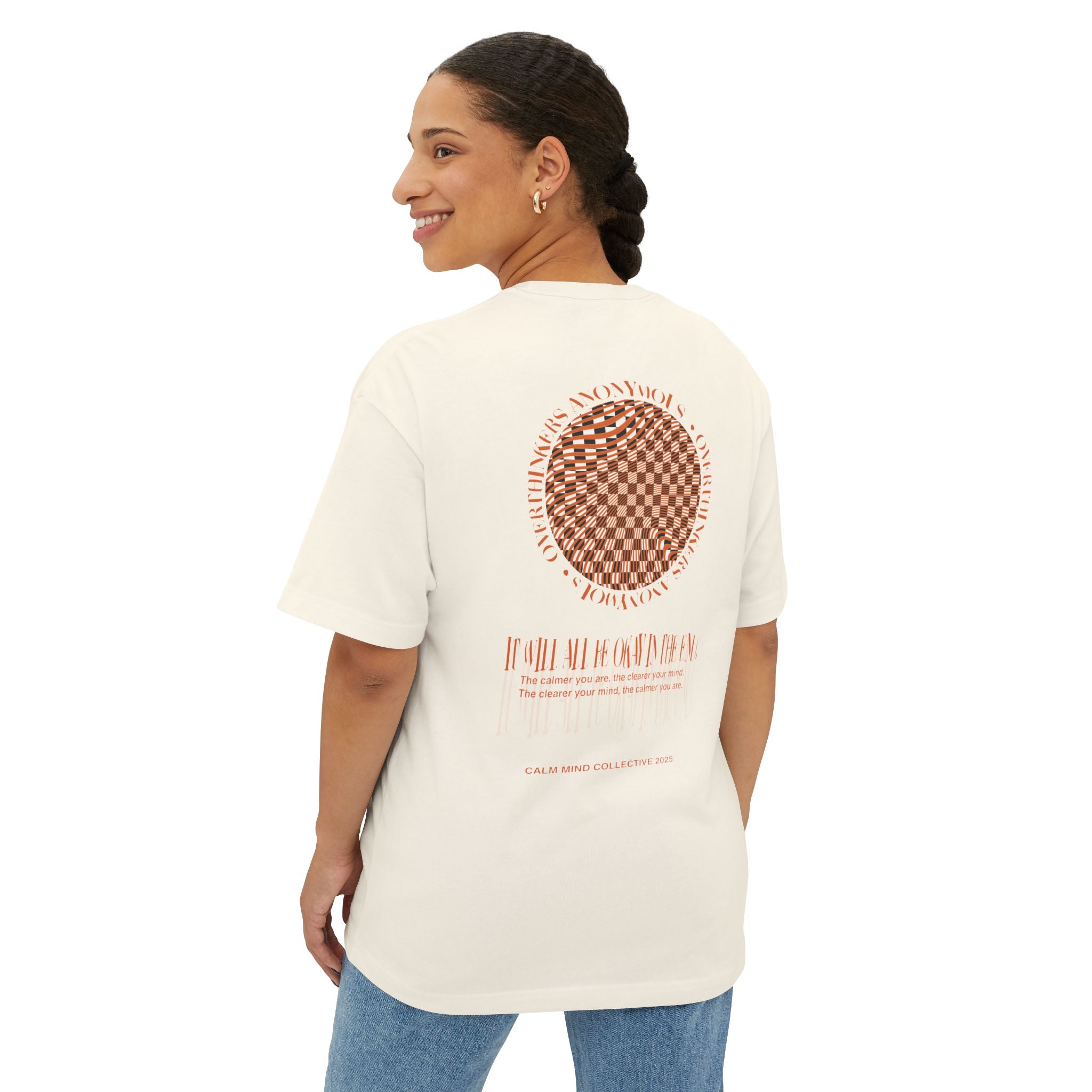 OVERTHINKERS ANONYMOUS - Unisex Oversized Boxy Tee