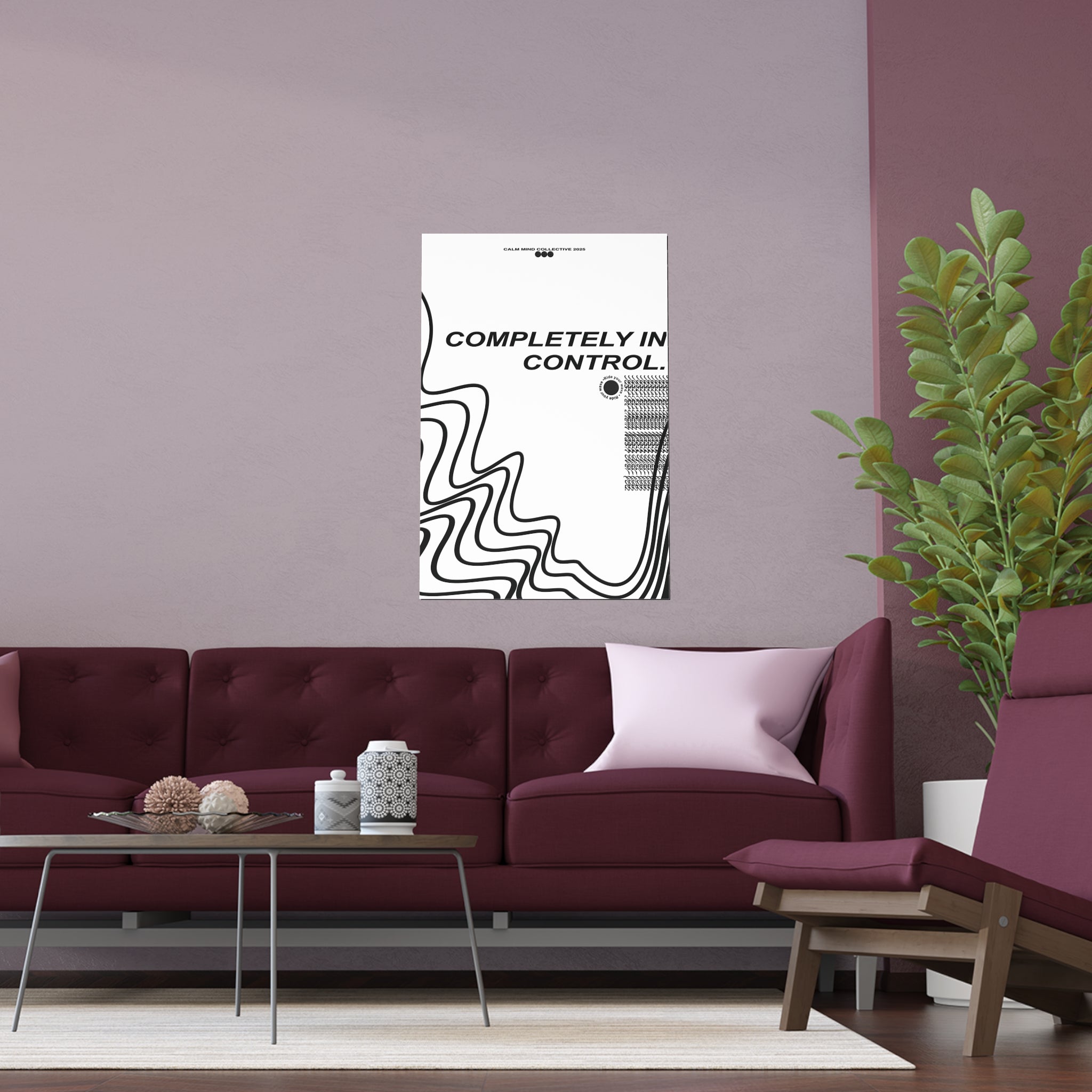 IN CONTROL - Wavelengths Collection - Silk Poster