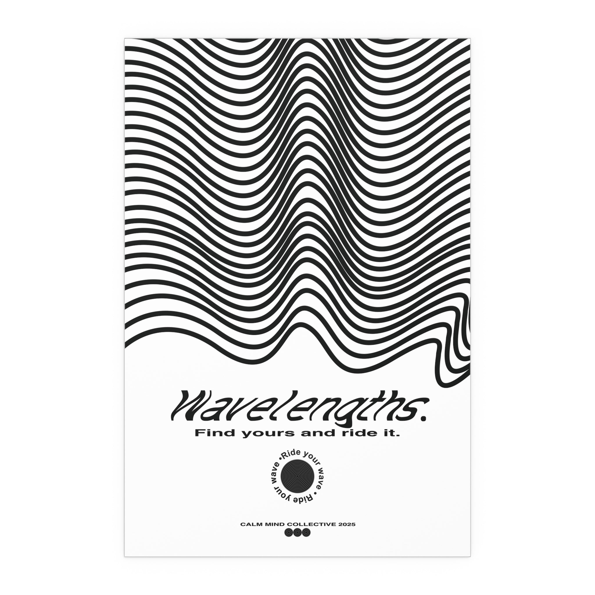 FIND YOURS - Wavelengths Collection - Silk Poster
