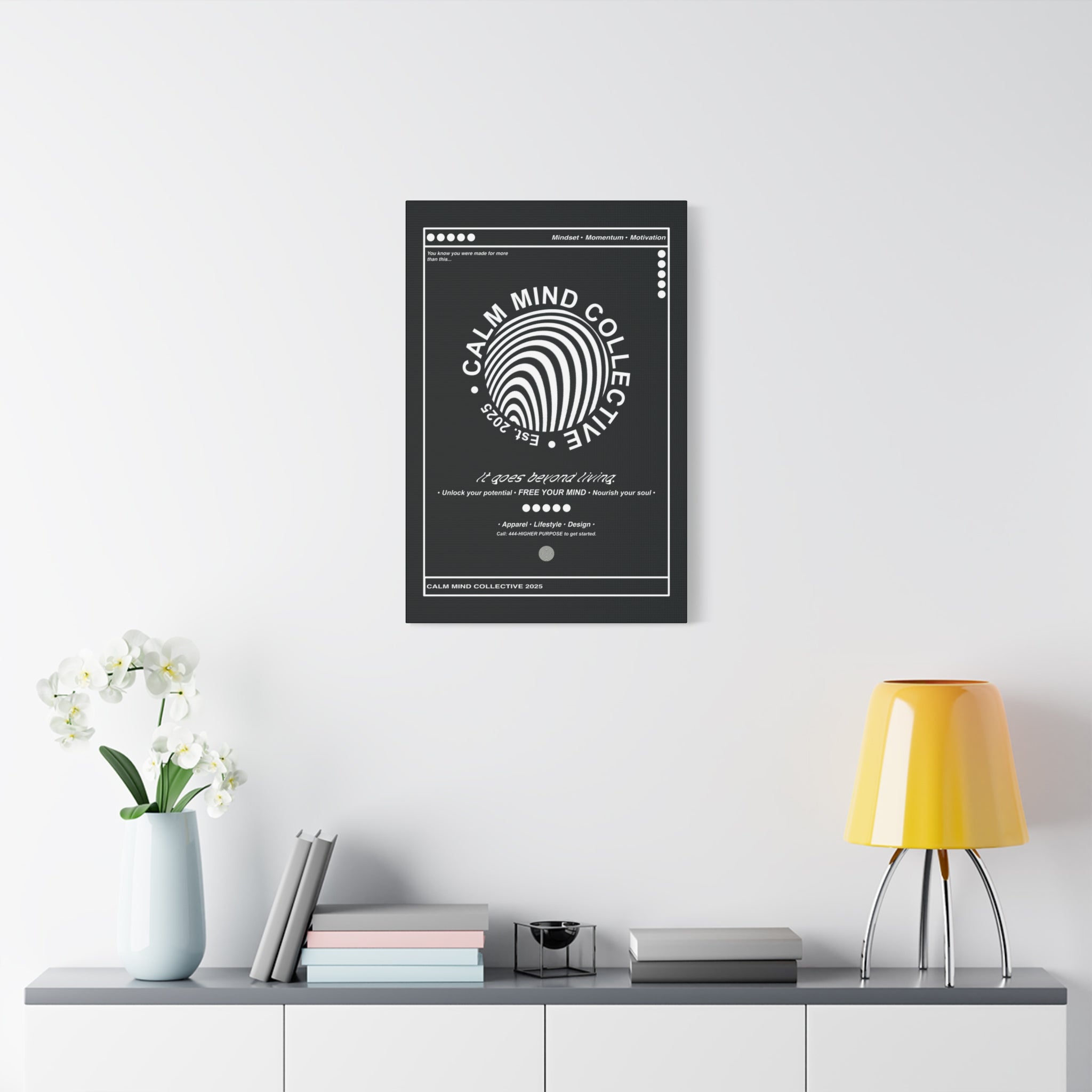 BASICS DARK - Canvas Art Print