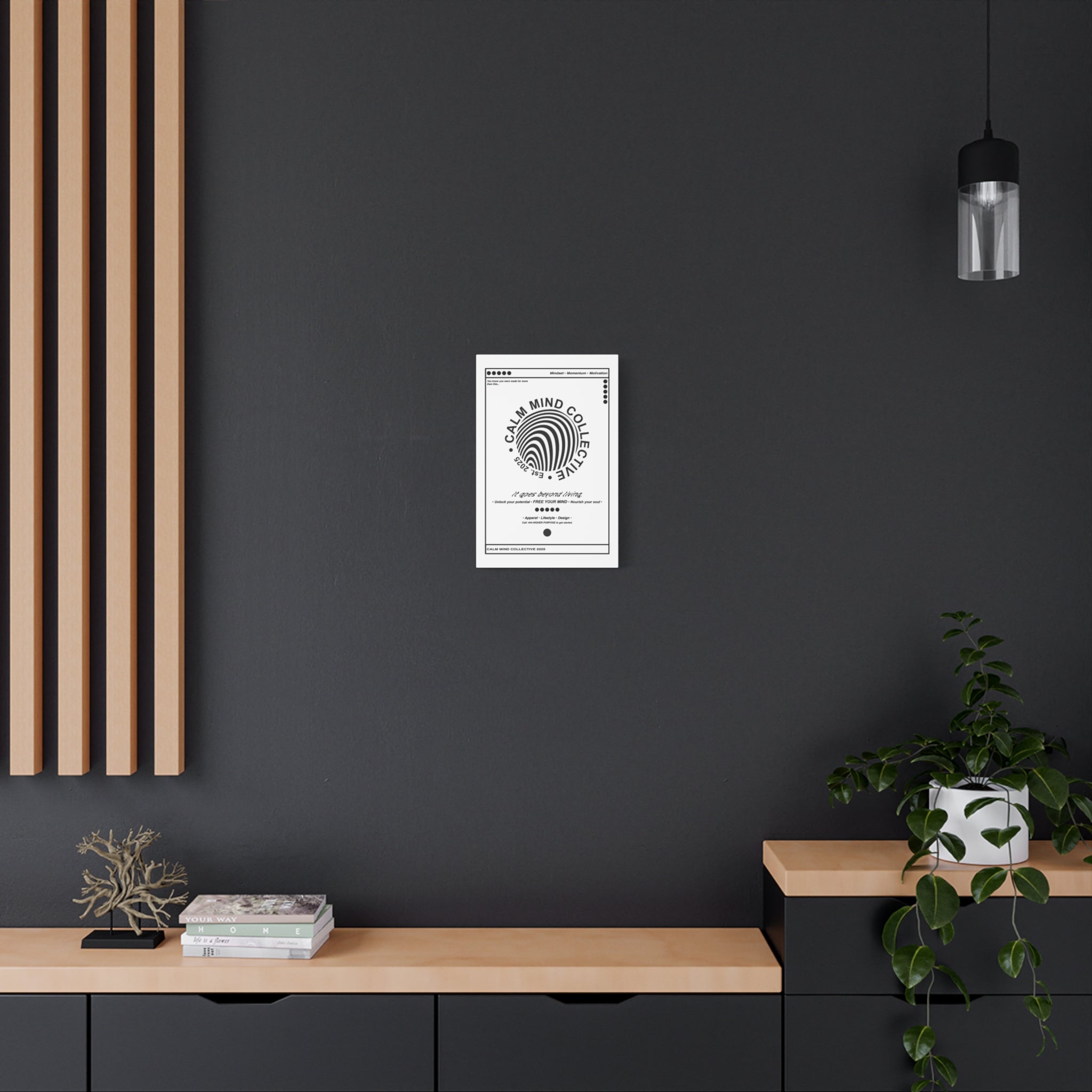BASICS LIGHT - Canvas Art Print