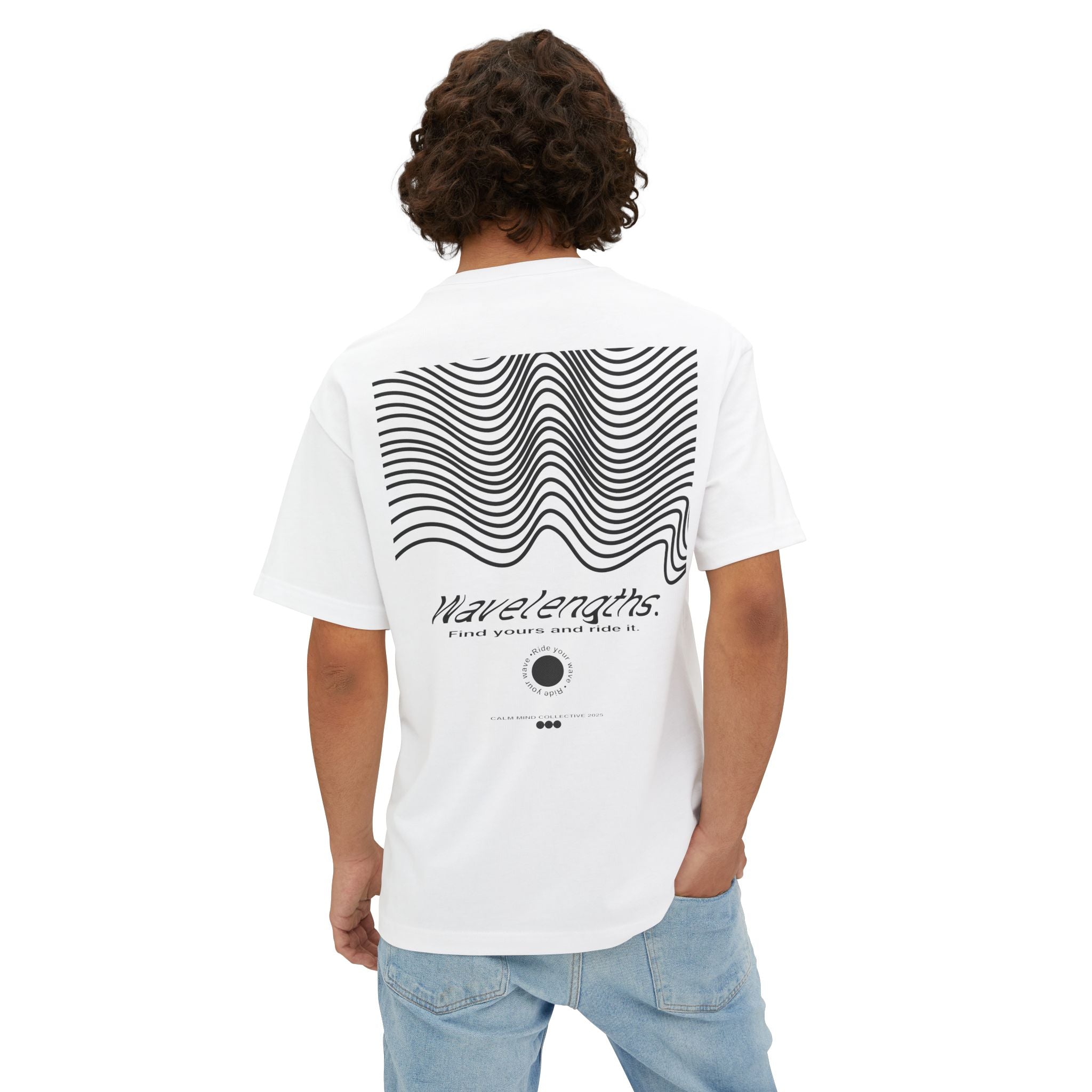 WAVELENGTHS - Unisex Oversized Boxy Tee