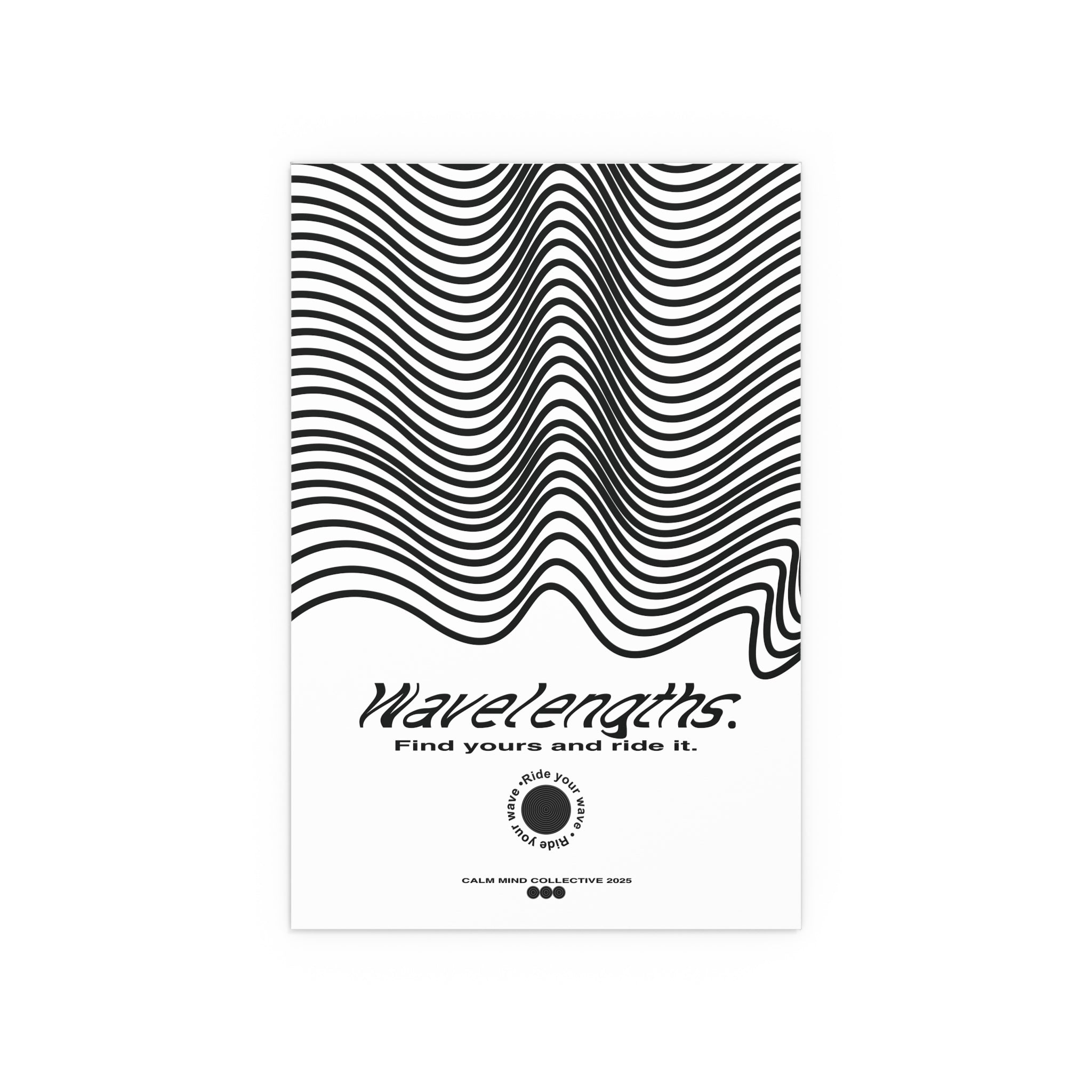FIND YOURS - Wavelengths Collection - Silk Poster