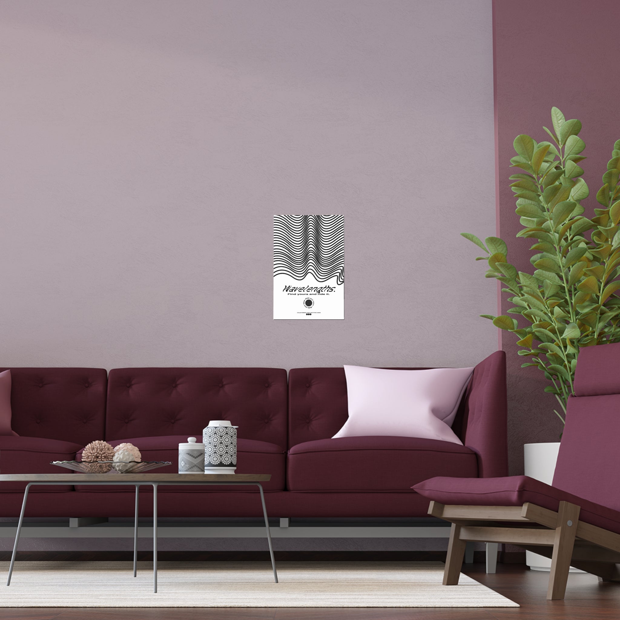 FIND YOURS - Wavelengths Collection - Silk Poster