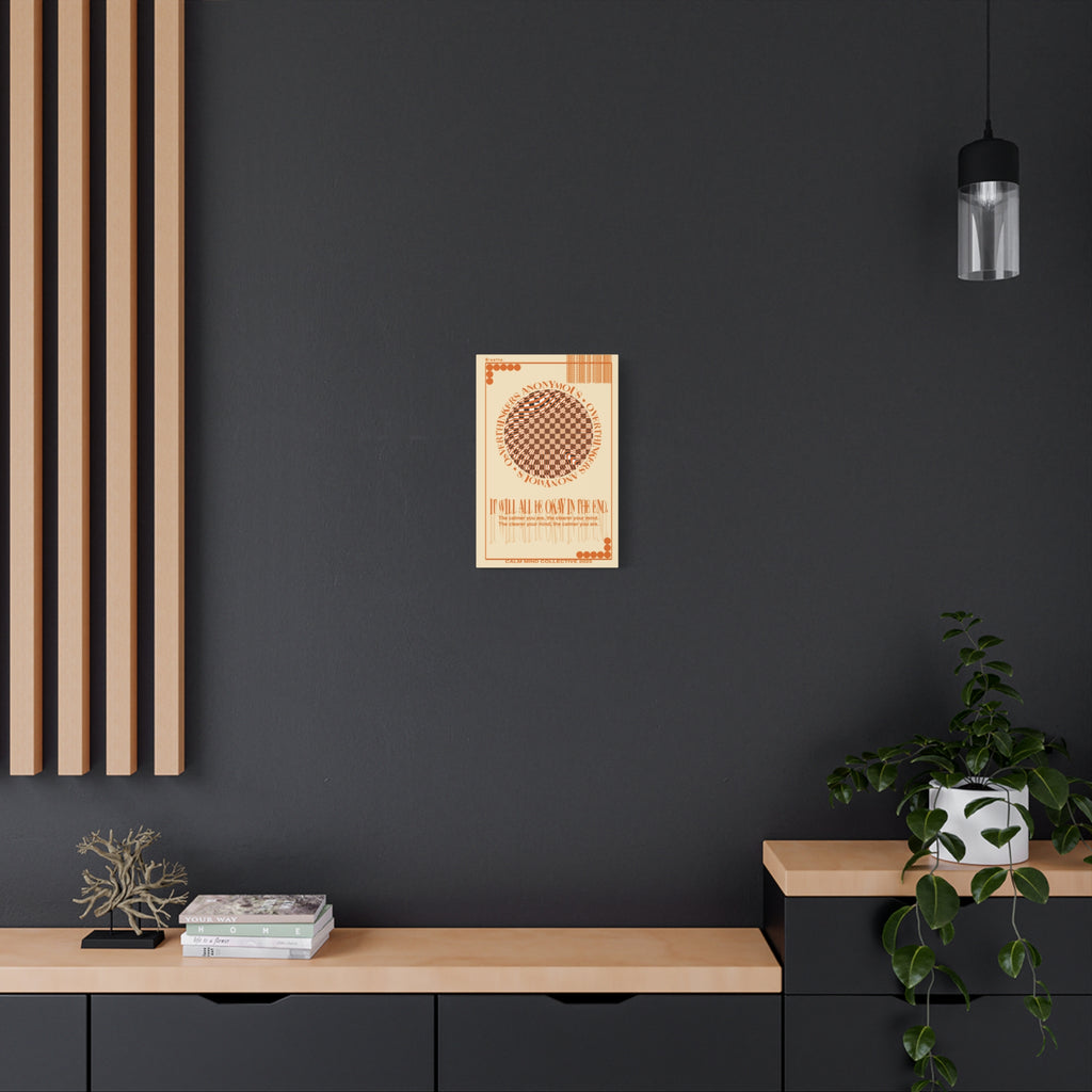 IT WILL ALL BE OKAY - Overthinkers Anonymous Collection - Canvas Art Print