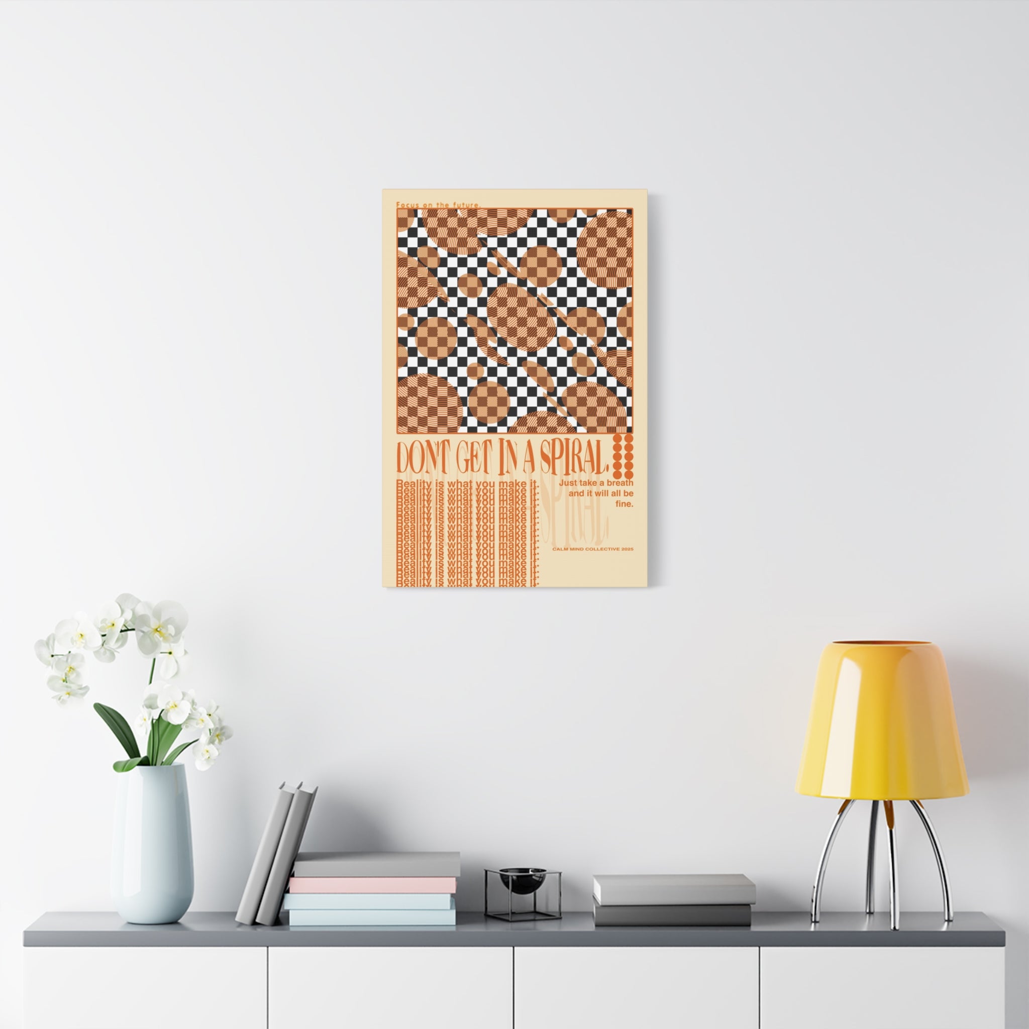 SPIRAL - Overthinkers Anonymous Collection - Canvas Art Print