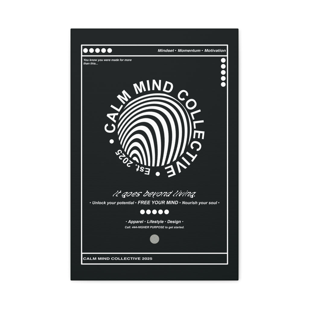 BASICS DARK - Canvas Art Print