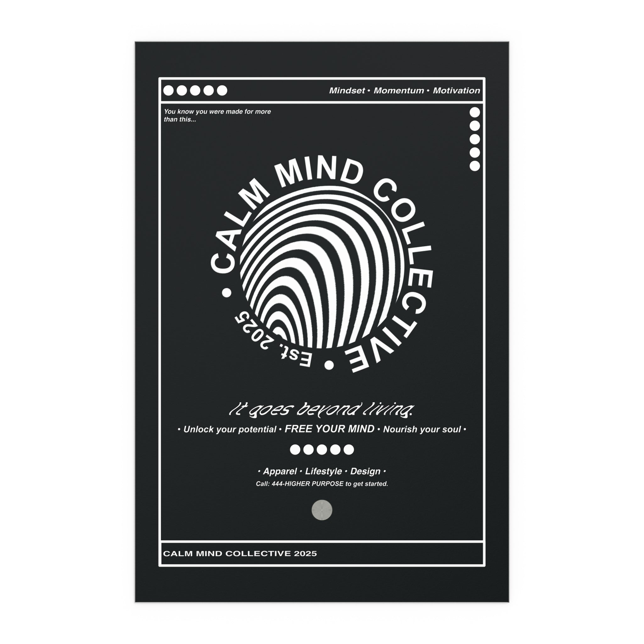 BASICS DARK - Silk Poster