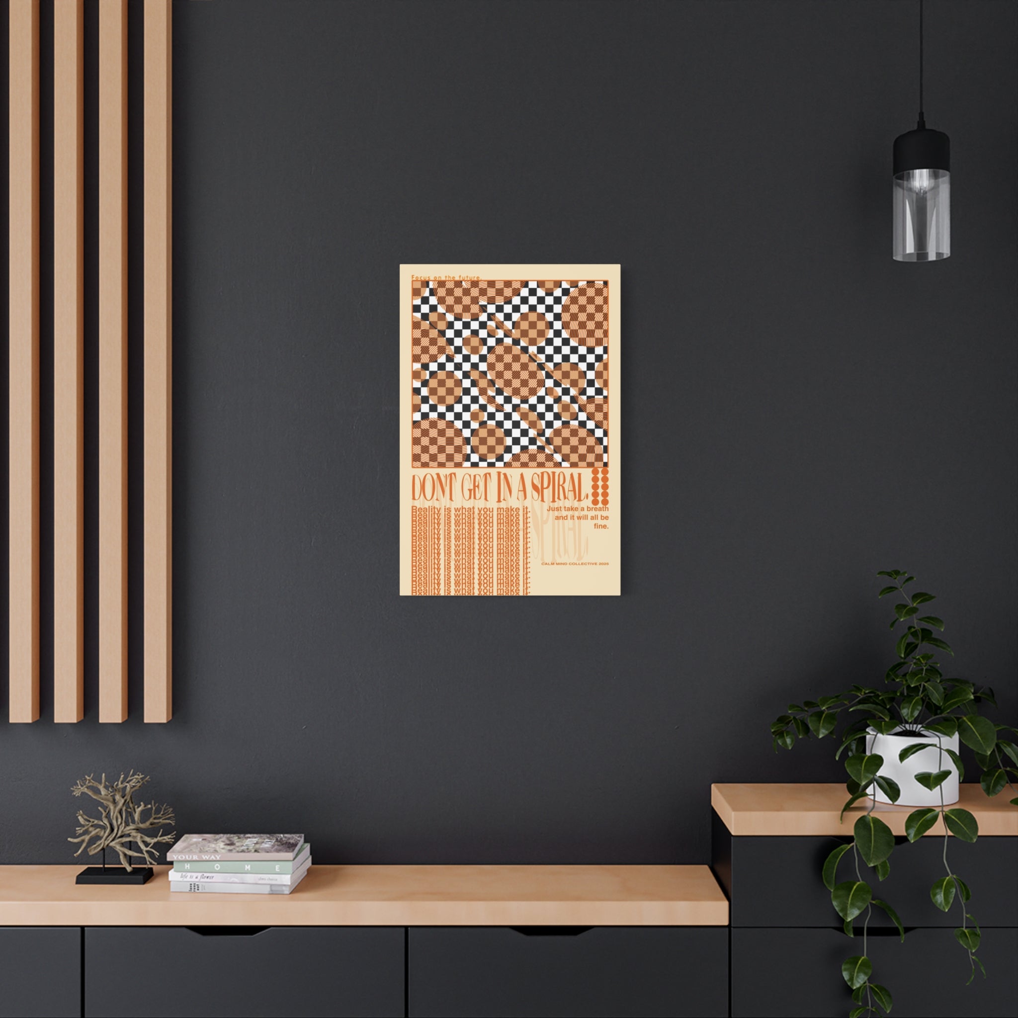 SPIRAL - Overthinkers Anonymous Collection - Canvas Art Print