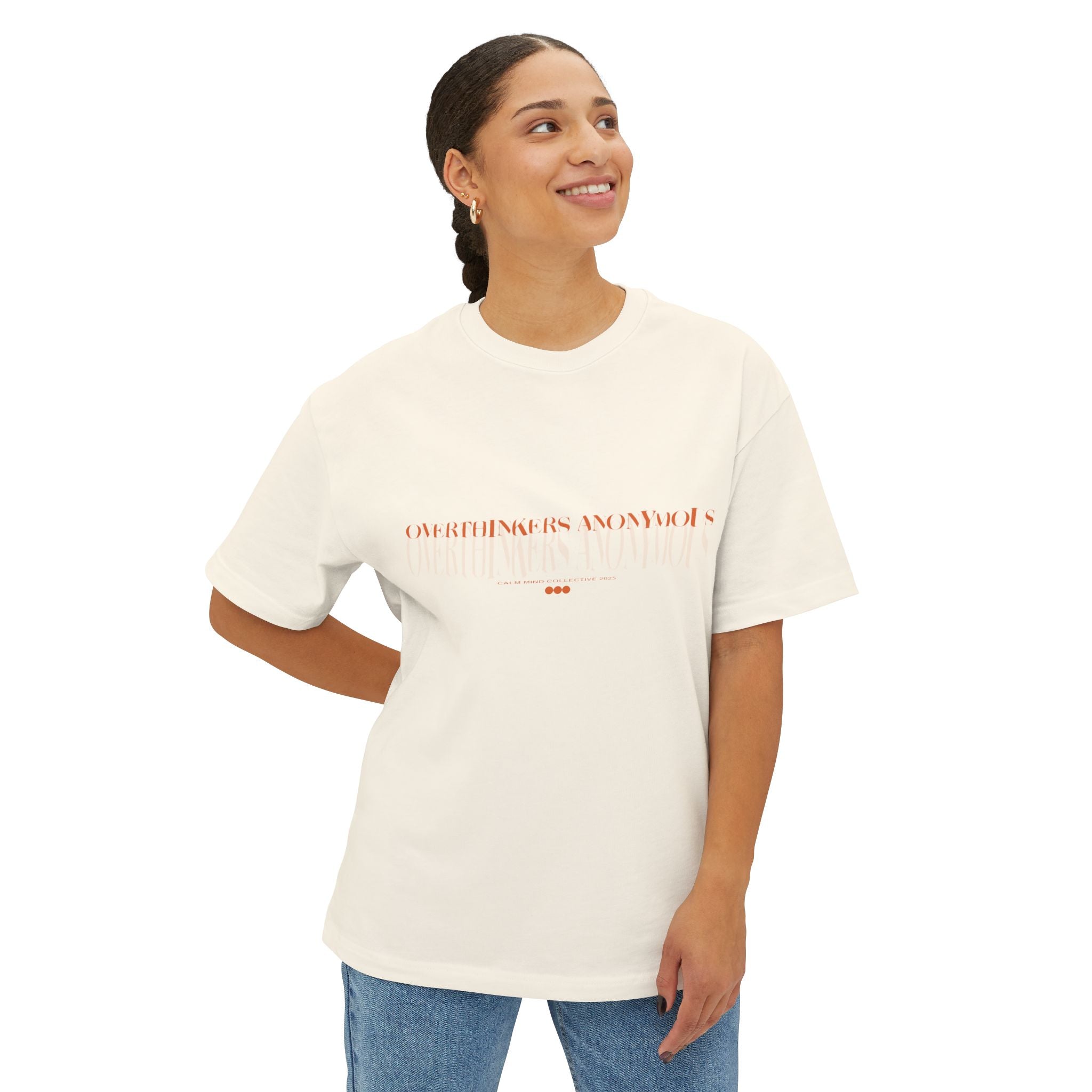 OVERTHINKERS ANONYMOUS - Unisex Oversized Boxy Tee