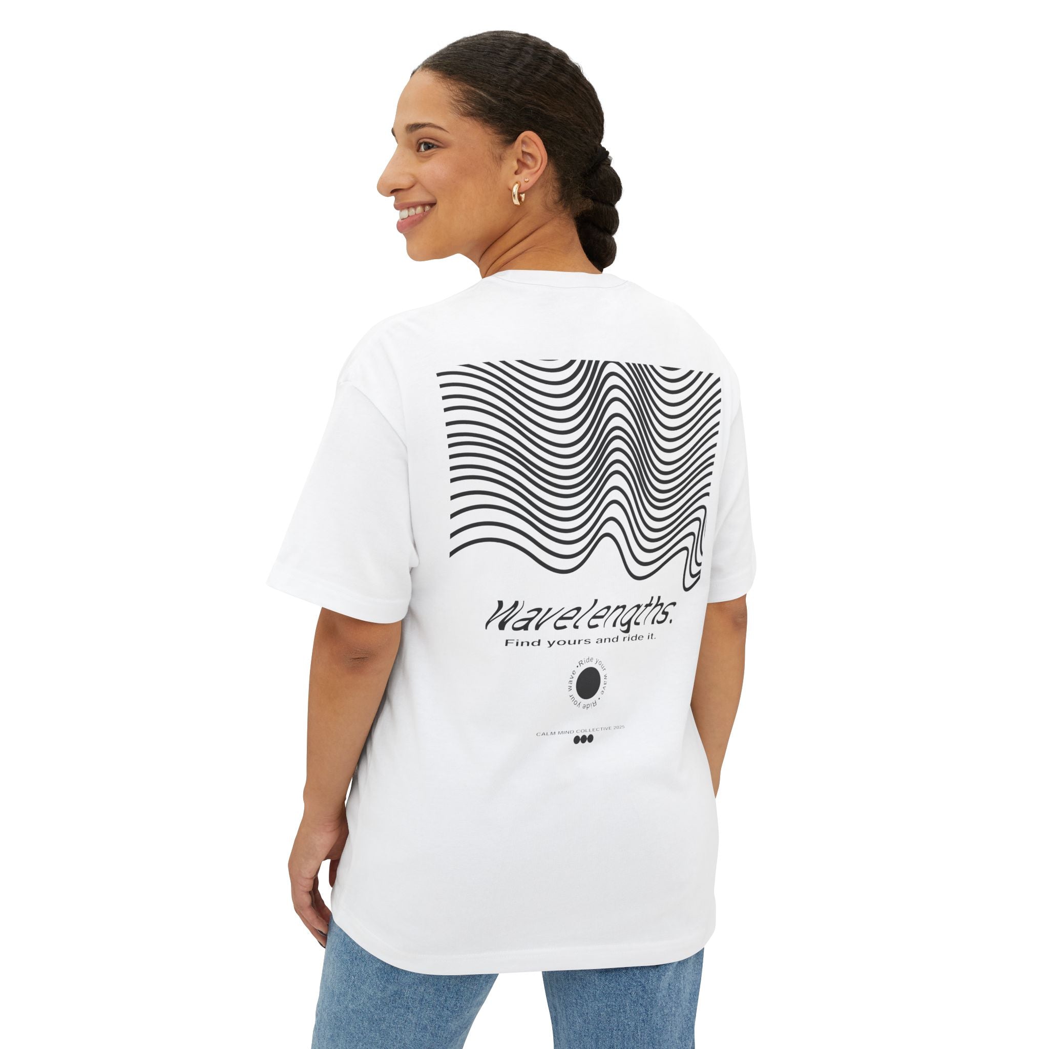 WAVELENGTHS - Unisex Oversized Boxy Tee