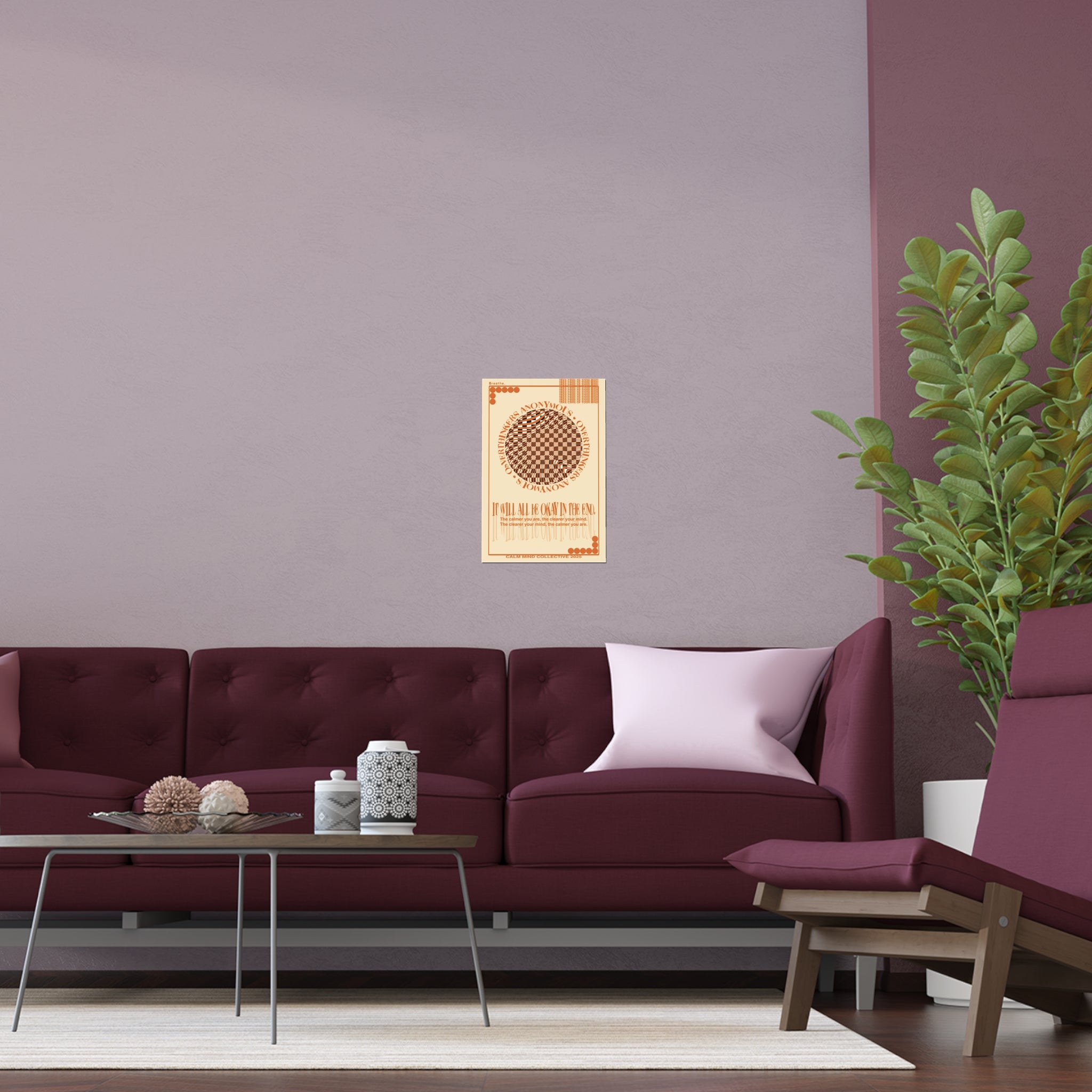 IT WILL ALL BE OKAY - Overthinkers Anonymous Collection - Silk Poster