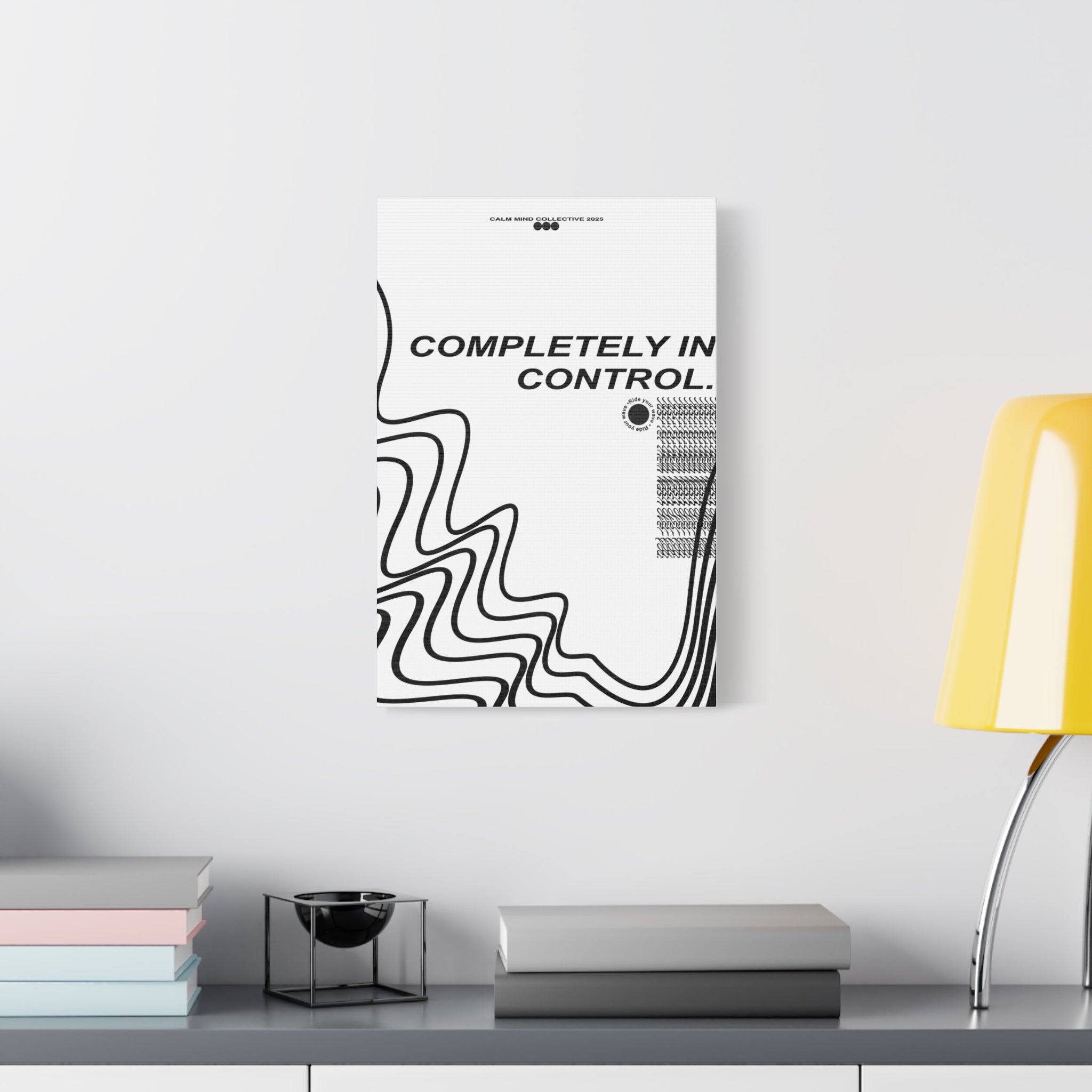 IN CONTROL - Wavelengths Collection - Canvas Art Print