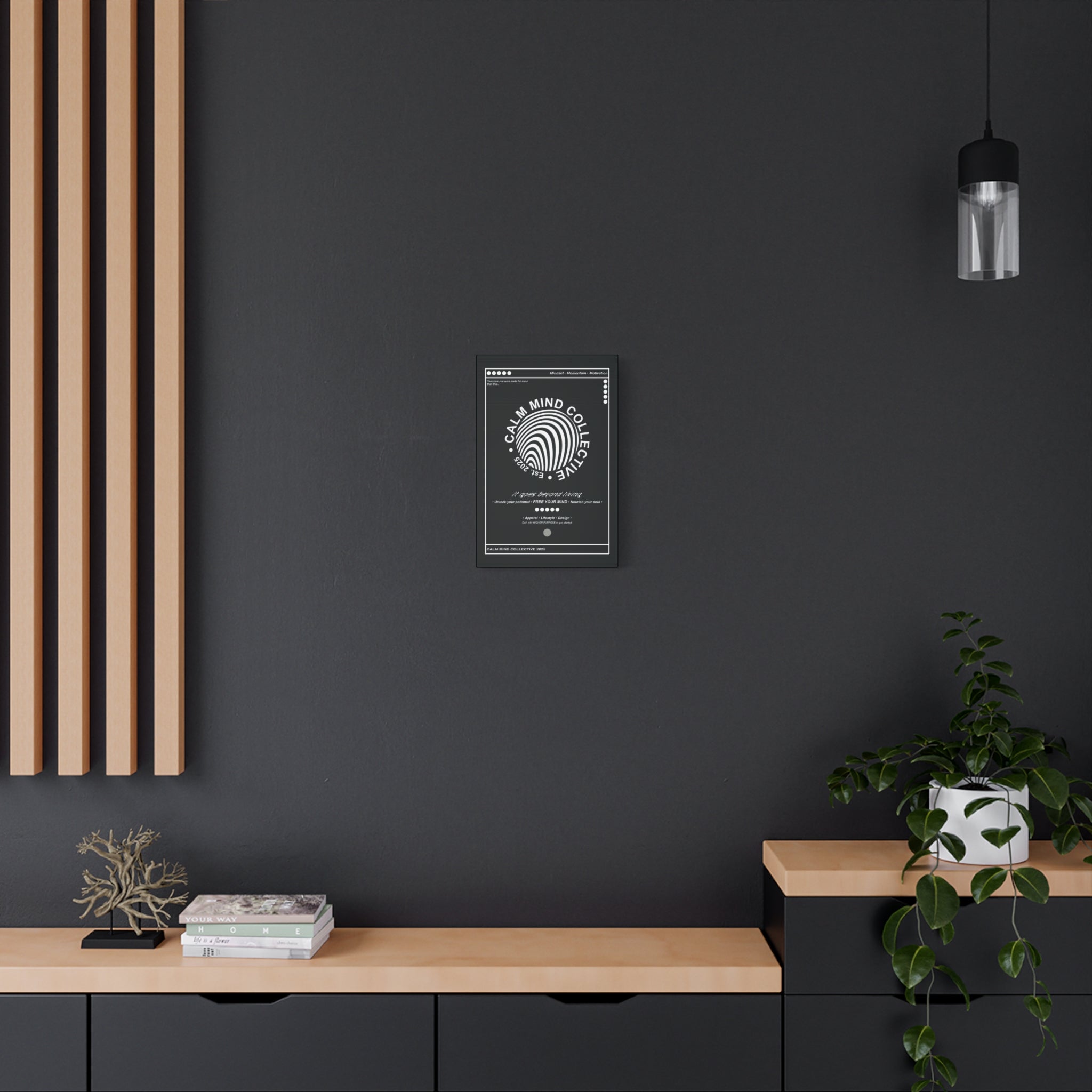 BASICS DARK - Canvas Art Print