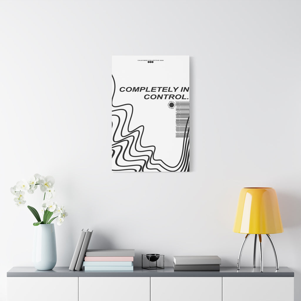 IN CONTROL - Wavelengths Collection - Canvas Art Print