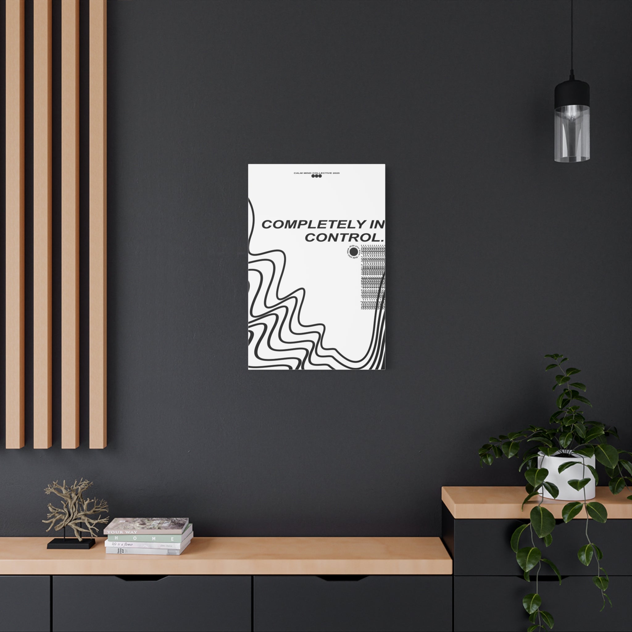 IN CONTROL - Wavelengths Collection - Canvas Art Print