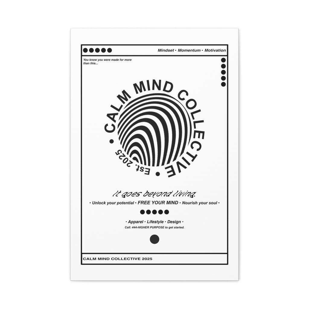 BASICS LIGHT - Canvas Art Print