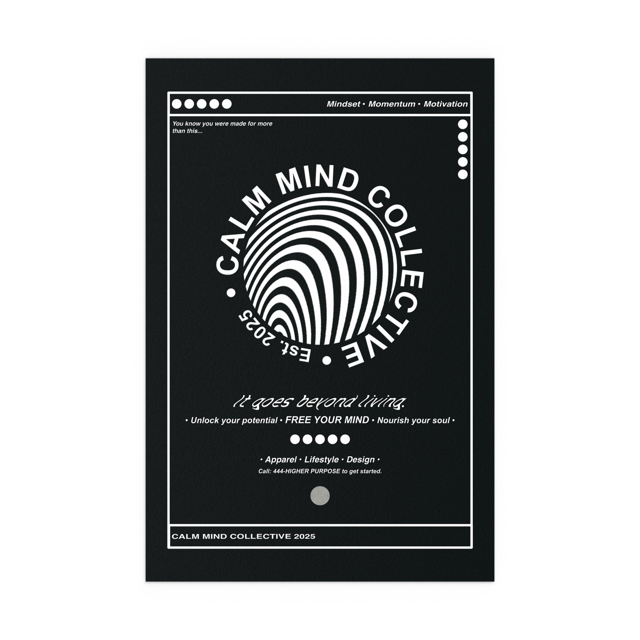 BASICS DARK - Silk Poster