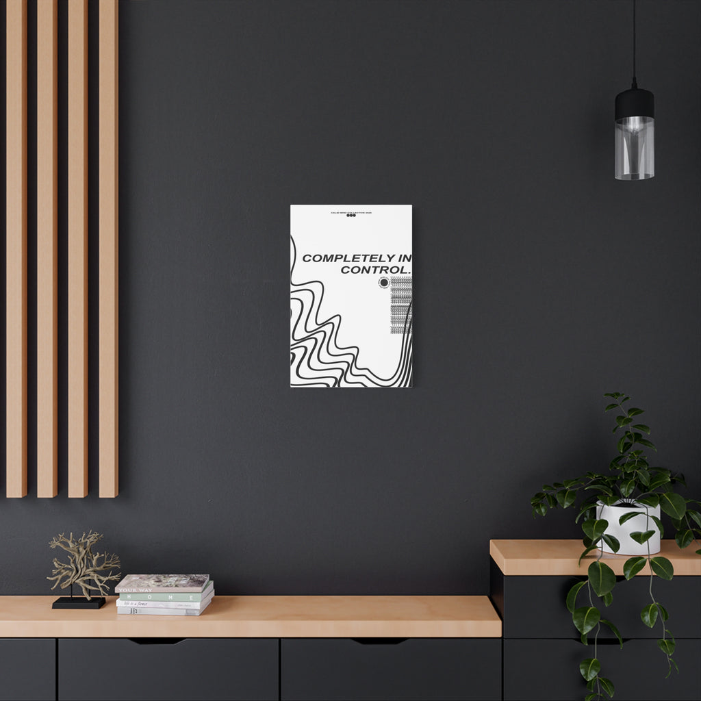 IN CONTROL - Wavelengths Collection - Canvas Art Print