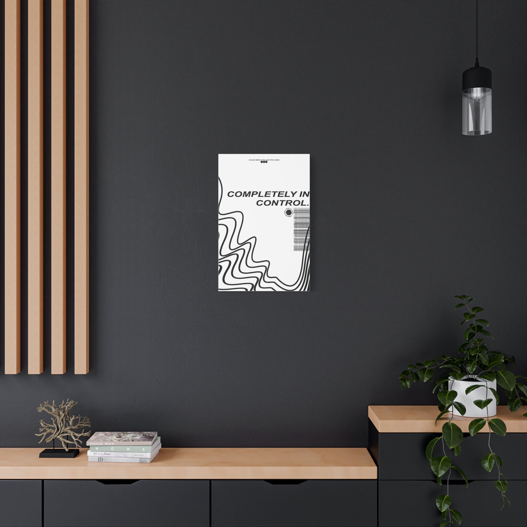 IN CONTROL - Wavelengths Collection - Canvas Art Print