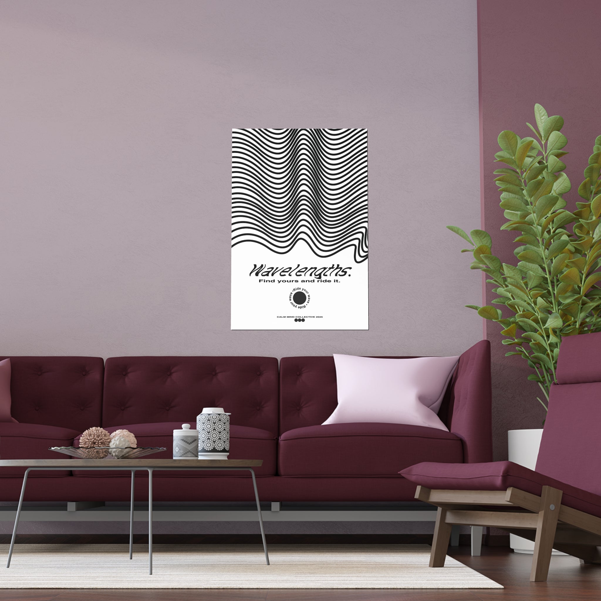 FIND YOURS - Wavelengths Collection - Silk Poster