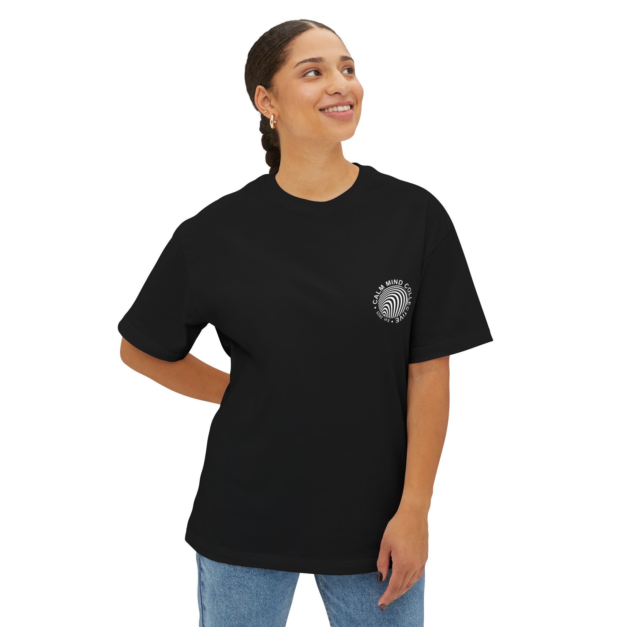 BASICS DARK - Unisex Oversized Boxy Tee