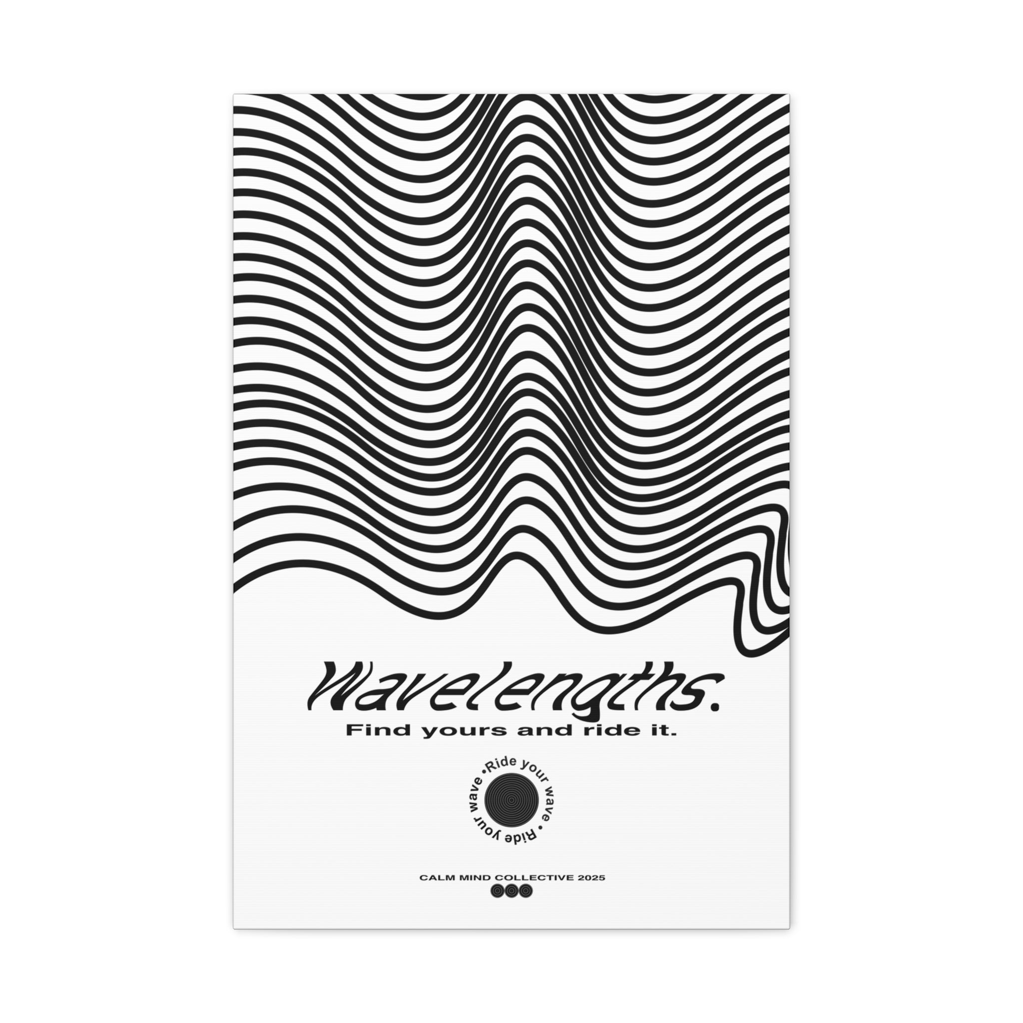 FIND YOURS - Wavelengths Collection - Canvas Art Print