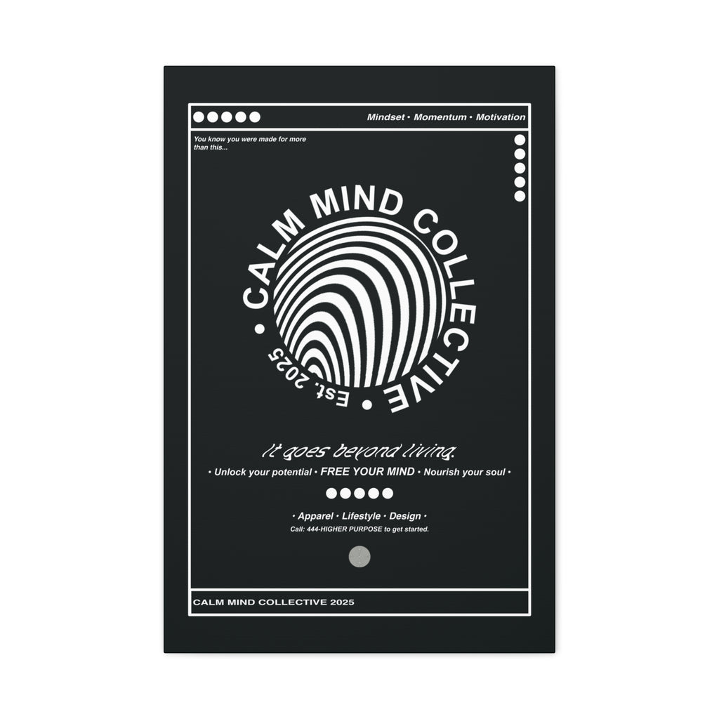 BASICS DARK - Canvas Art Print