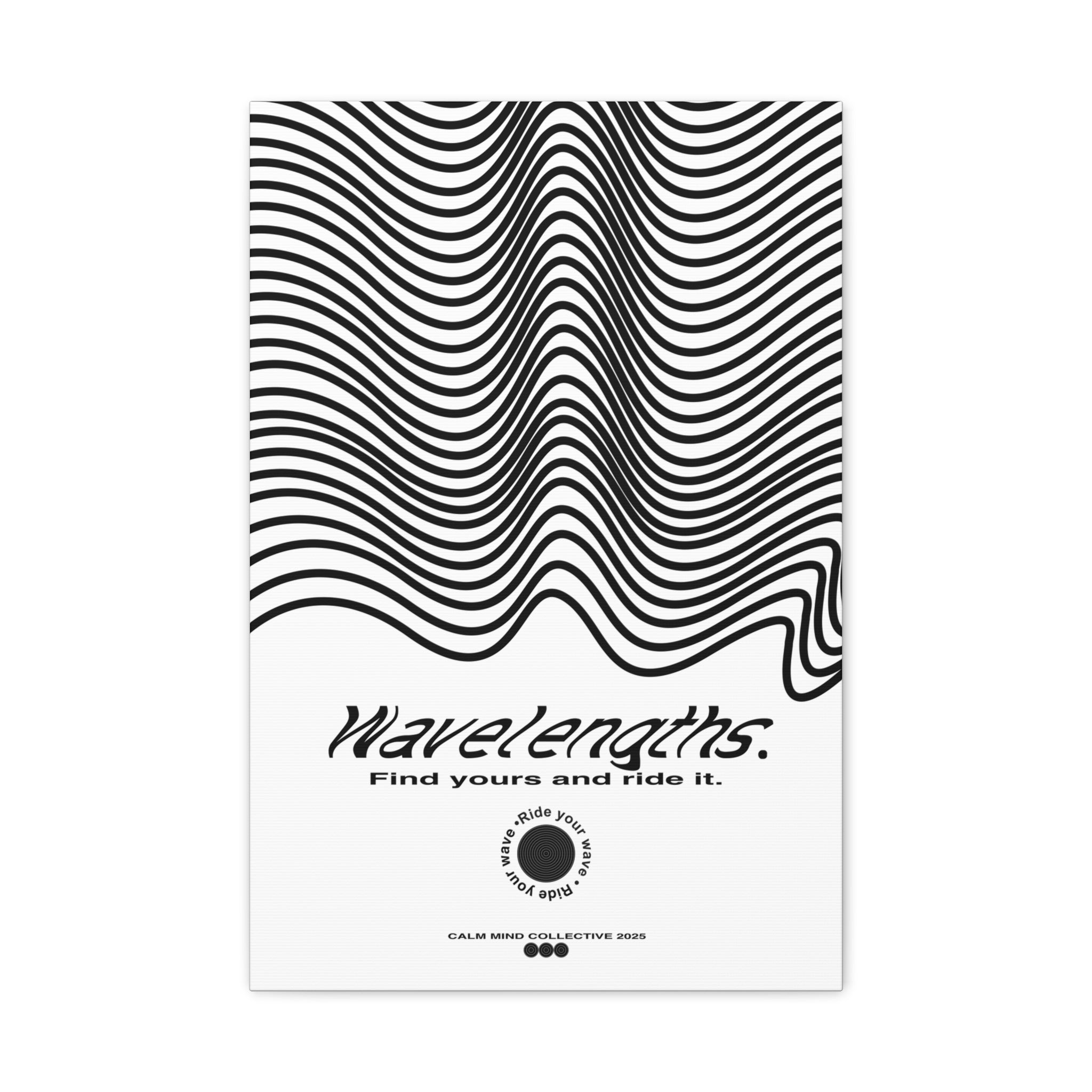 FIND YOURS - Wavelengths Collection - Canvas Art Print
