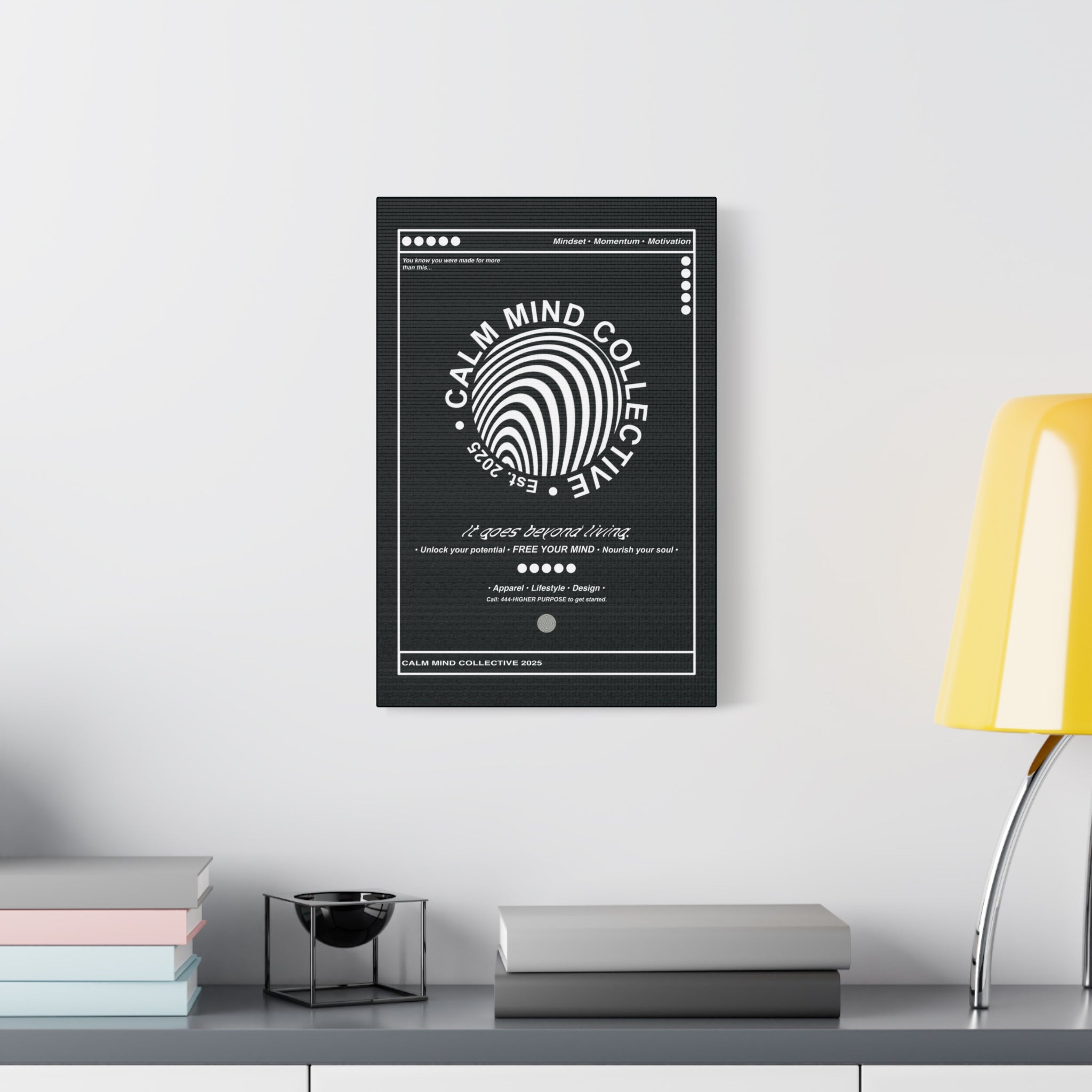 BASICS DARK - Canvas Art Print