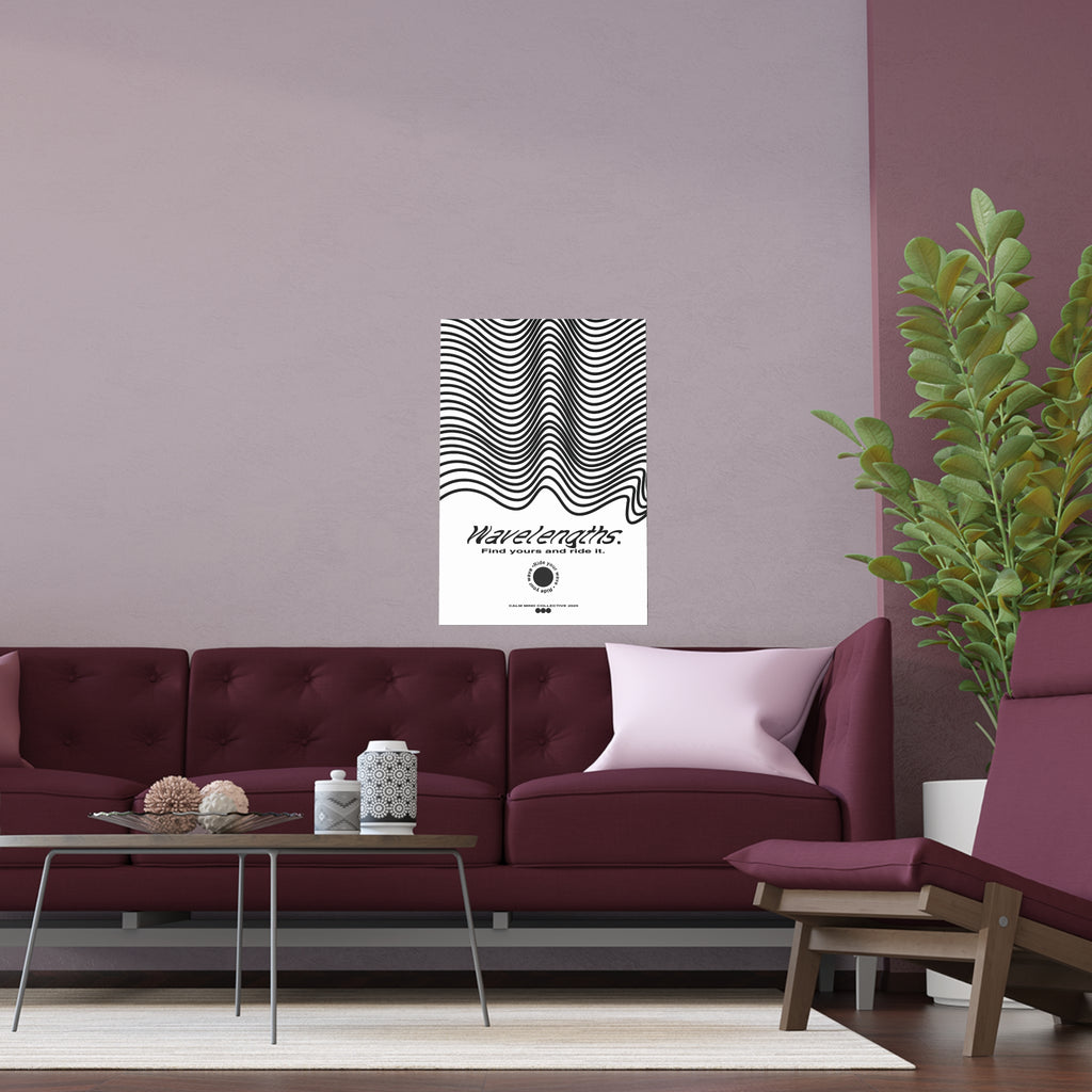 FIND YOURS - Wavelengths Collection - Silk Poster