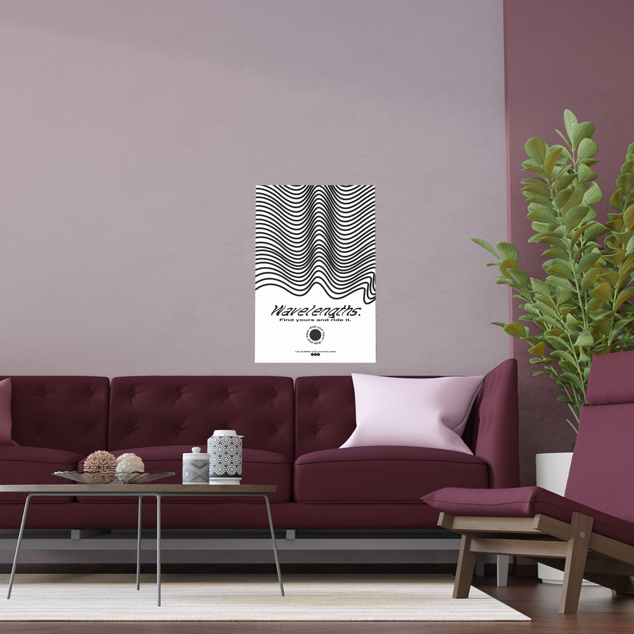 FIND YOURS - Wavelengths Collection - Silk Poster