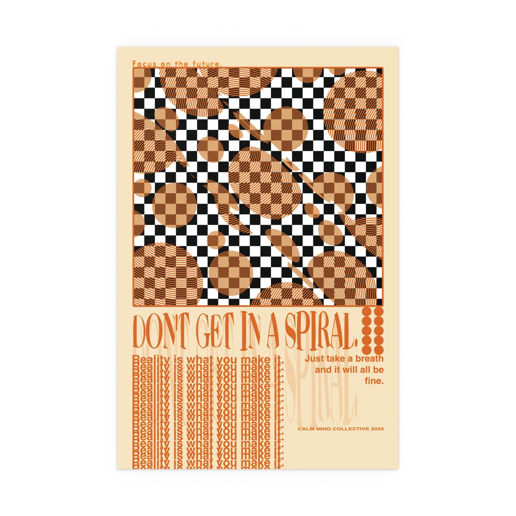 SPIRAL - Overthinkers Anonymous Collection - Silk Poster
