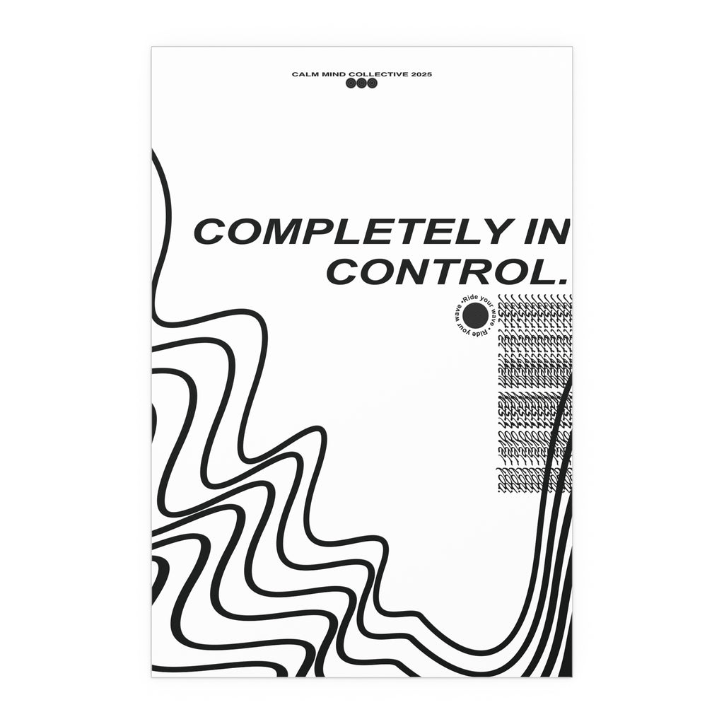 IN CONTROL - Wavelengths Collection - Silk Poster