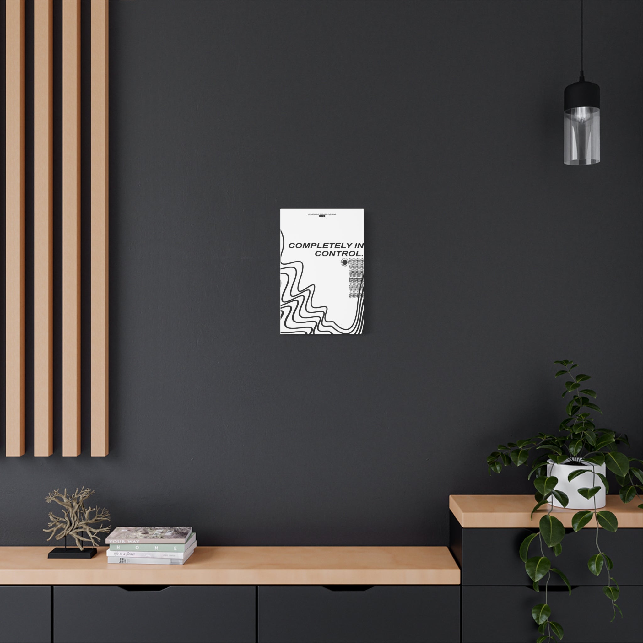 IN CONTROL - Wavelengths Collection - Canvas Art Print