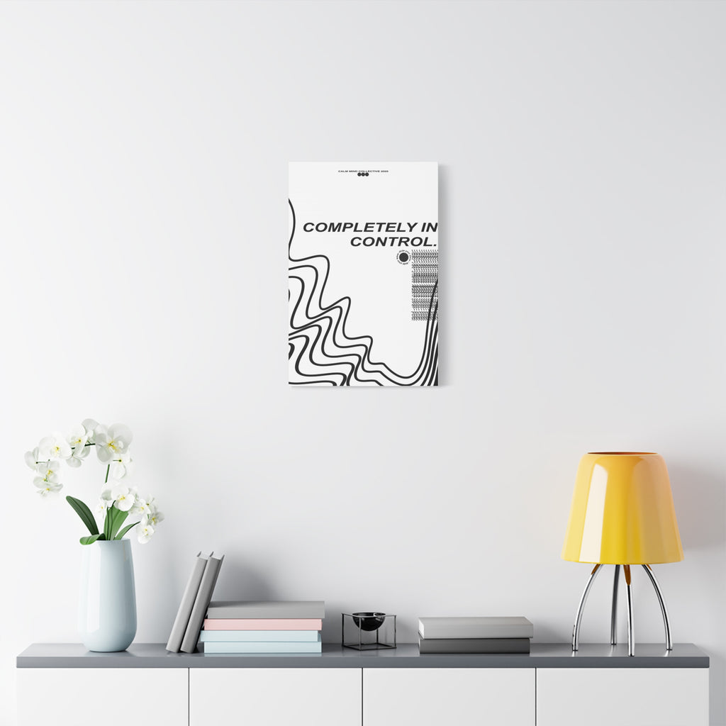 IN CONTROL - Wavelengths Collection - Canvas Art Print