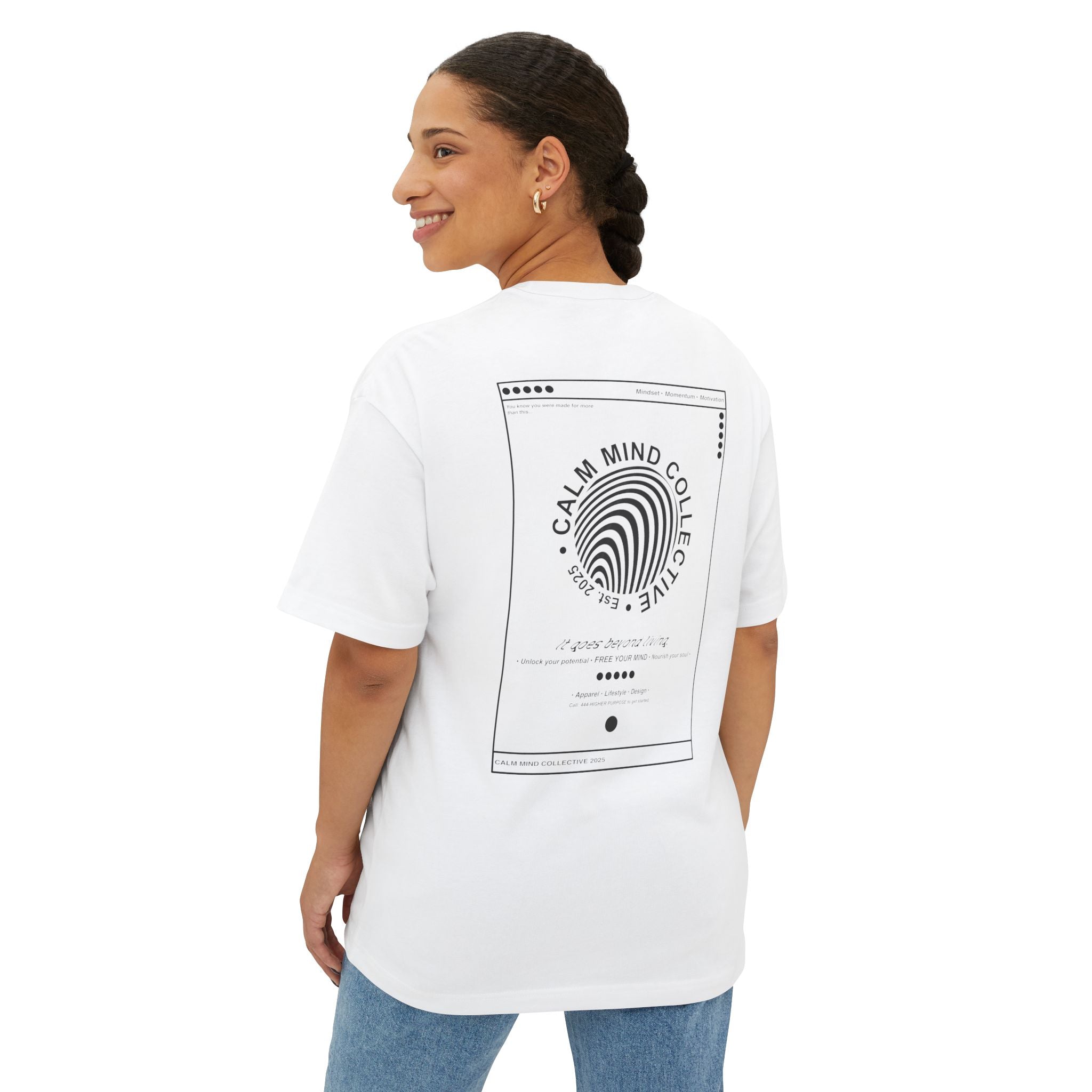 BASICS LIGHT - Unisex Oversized Boxy Tee