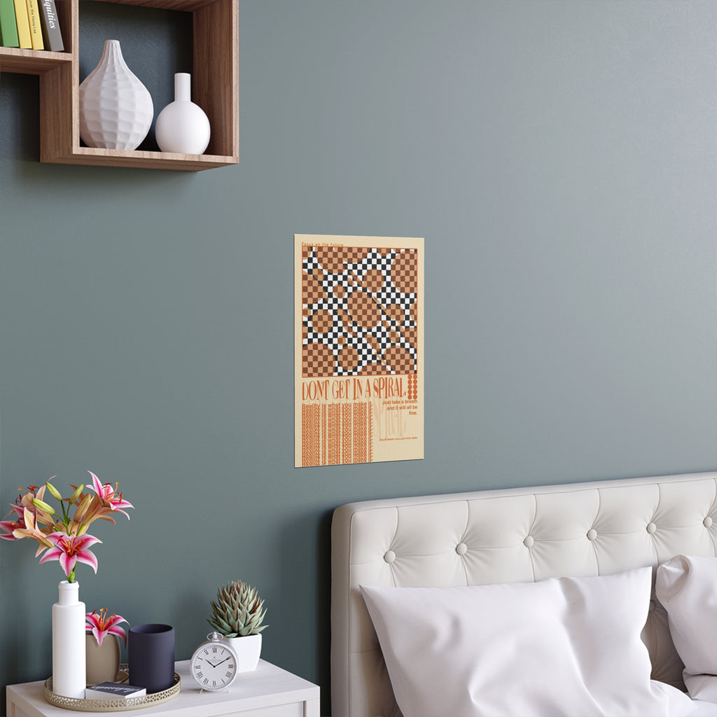 SPIRAL - Overthinkers Anonymous Collection - Silk Poster
