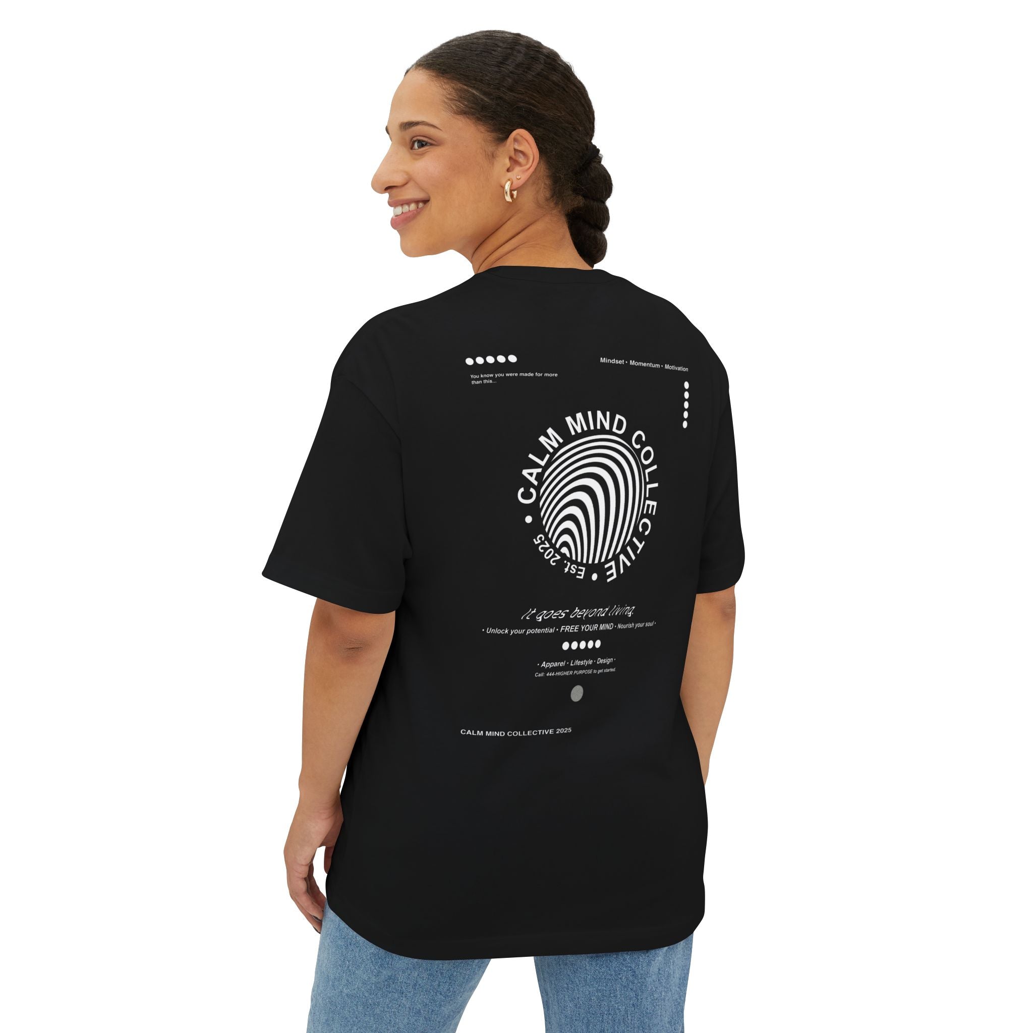 BASICS DARK - Unisex Oversized Boxy Tee